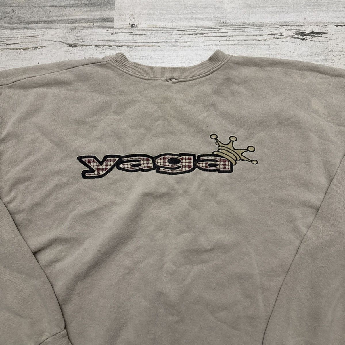 Vintage Vintage 90s YAGA Skateboarding Crew Sweatshirt Crown XL/XXL Size US XL / EU 56 / 4 - 8 Thumbnail
