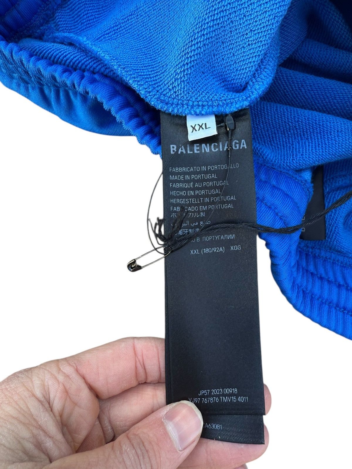 Balenciaga Balenciaga blue sweatpants Size 27" / US 4 / IT 40 - 8 Thumbnail