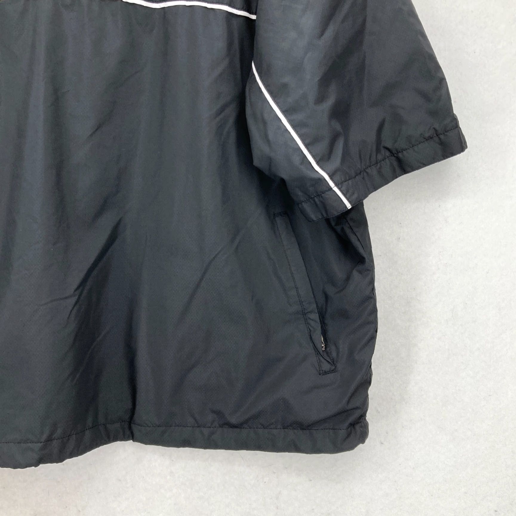 Vintage Antigua Ohio State University Windbreaker Short Sleeve Pullover Jacket Mens L Black Embroidered Logo Zipper Pattern: Solid Football University Theme Size US L / EU 52-54 / 3 - 4 Thumbnail