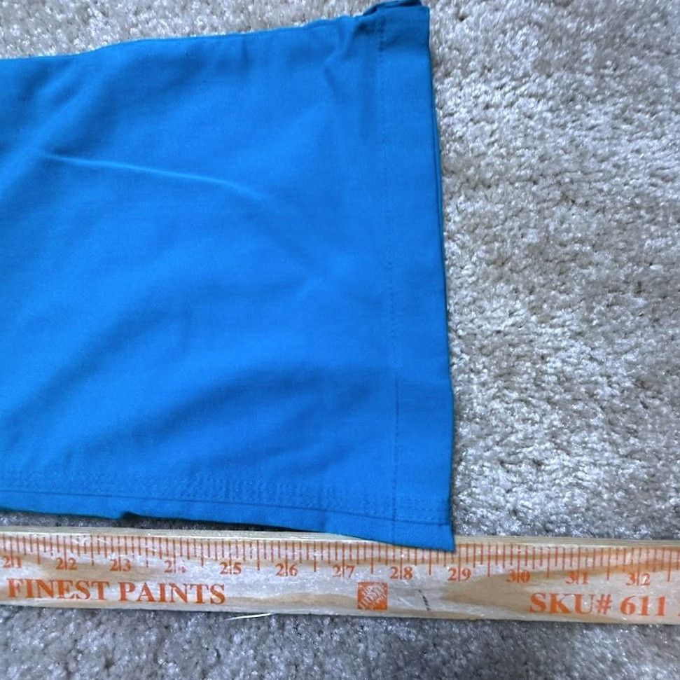 Carhartt Carhartt WorkFlex Scrub Pants Womens S Teal Drawstring Flare Leg Medical C51202 Size 28" / US 6 / IT 42 - 6 Thumbnail