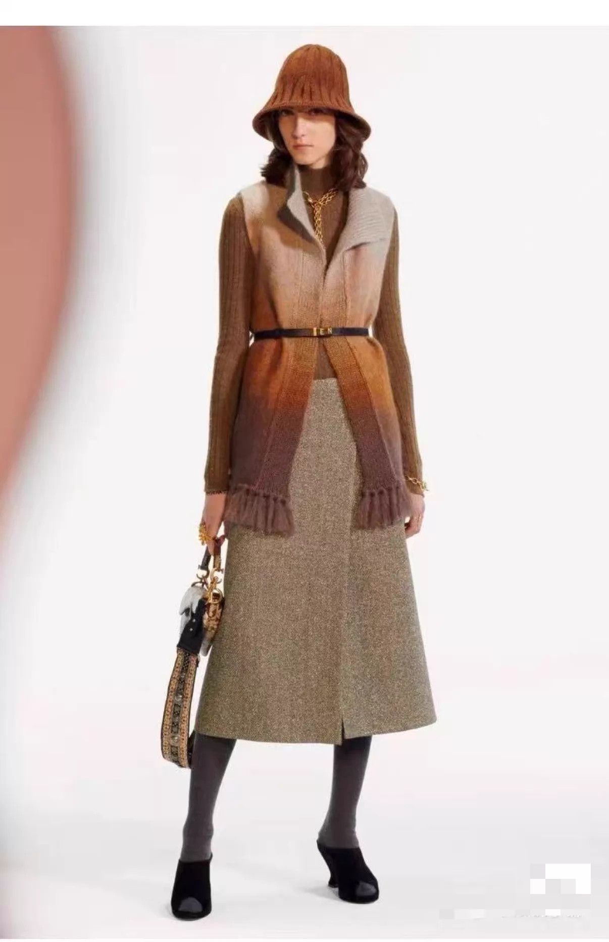 Dior Dior Tassel Belted Buttonless Cardi Sunset Grad F34 Size XS / US 0-2 / IT 36-38 - 7 Thumbnail