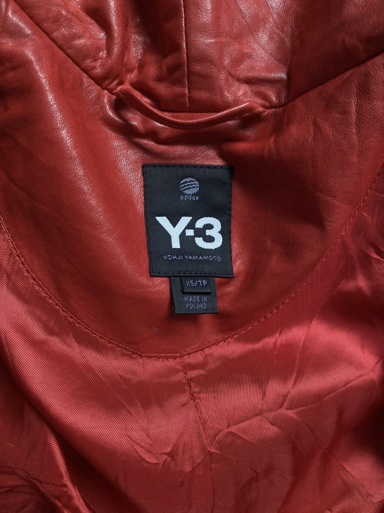 Y-3 Y-3 Yohji Yamamoto Leather Jacket Size US S / EU 44-46 / 1 - 4 Thumbnail