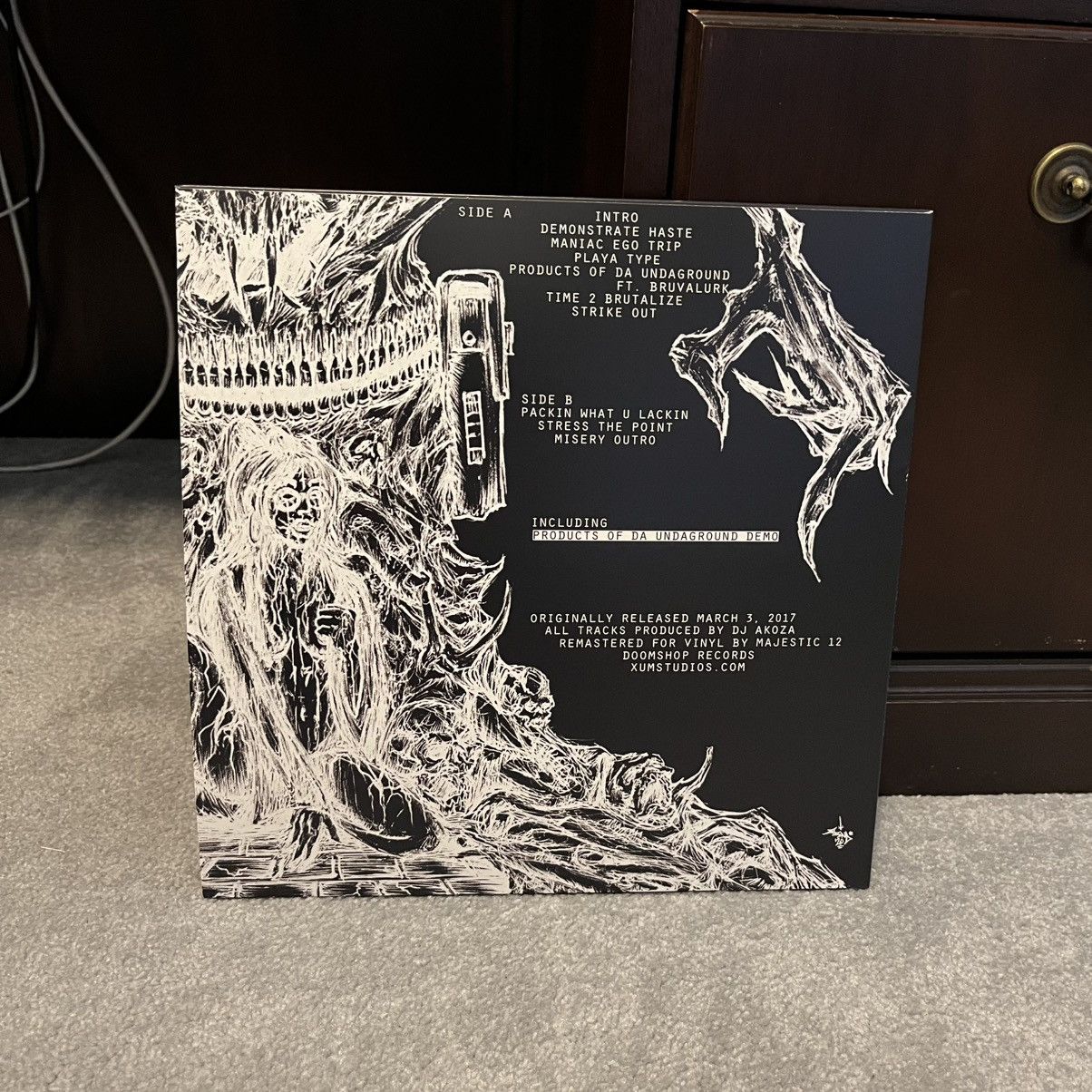 Goth Money MC Holocaust & DJ Azoka - Products of Da Underground Vinyl Size ONE SIZE - 2 Thumbnail