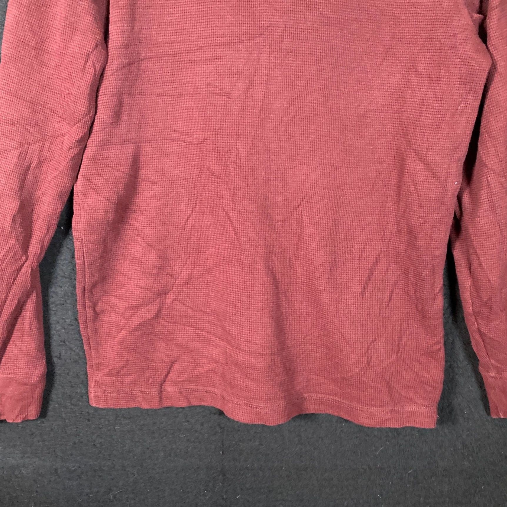 Eddie Bauer Eddie Bauer Mens Sweater Hoodie Maroon Pullover Henley Cotton Blend Small Size US S / EU 44-46 / 1 - 3 Thumbnail