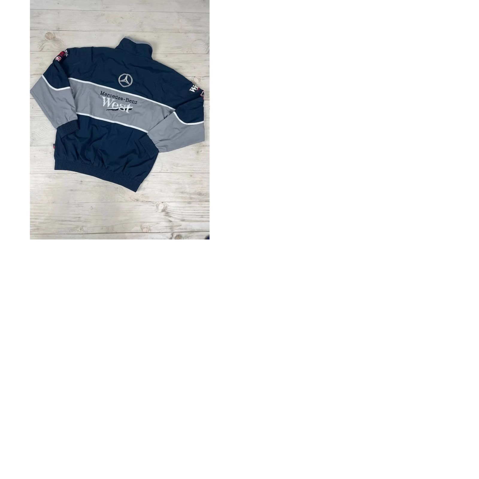 Mercedes-Benz VINTAGE Mercedes-Benz Jacket Nike? Size US XXL / EU 58 / 5 - 10 Thumbnail
