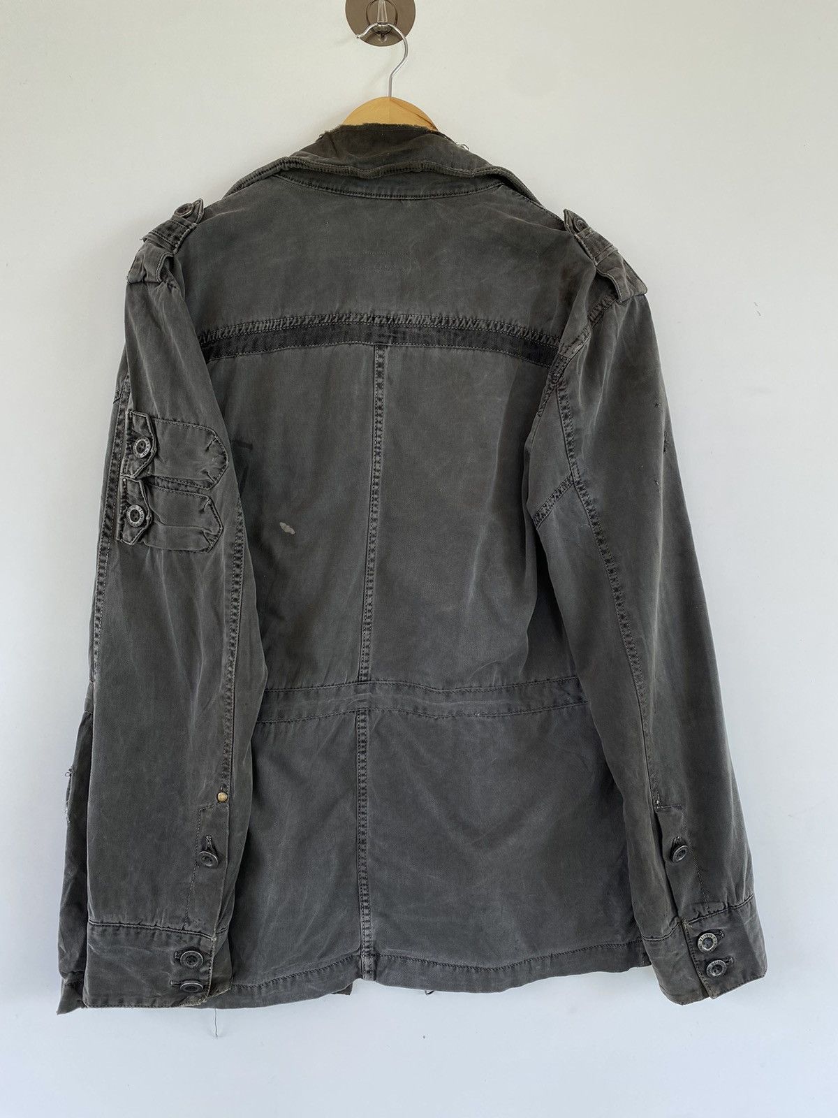 Japanese Brand × Vintage ✅️Vintage Cargo Jacket Pocket Mens Military Style Size US L / EU 52-54 / 3 - 2 Thumbnail