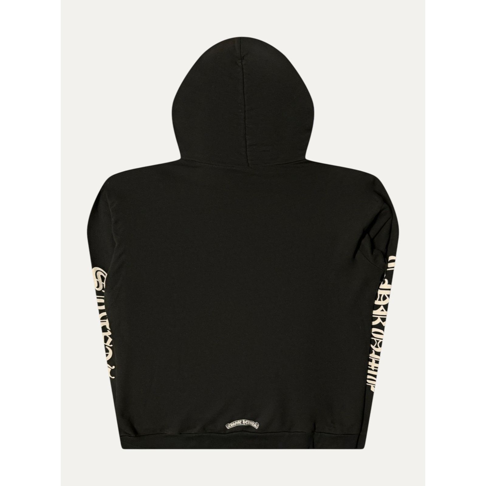 Chrome Hearts Chrome Hearts Black Scroll Logo Hoodie Size US XXL / EU 58 / 5 - 2 Thumbnail