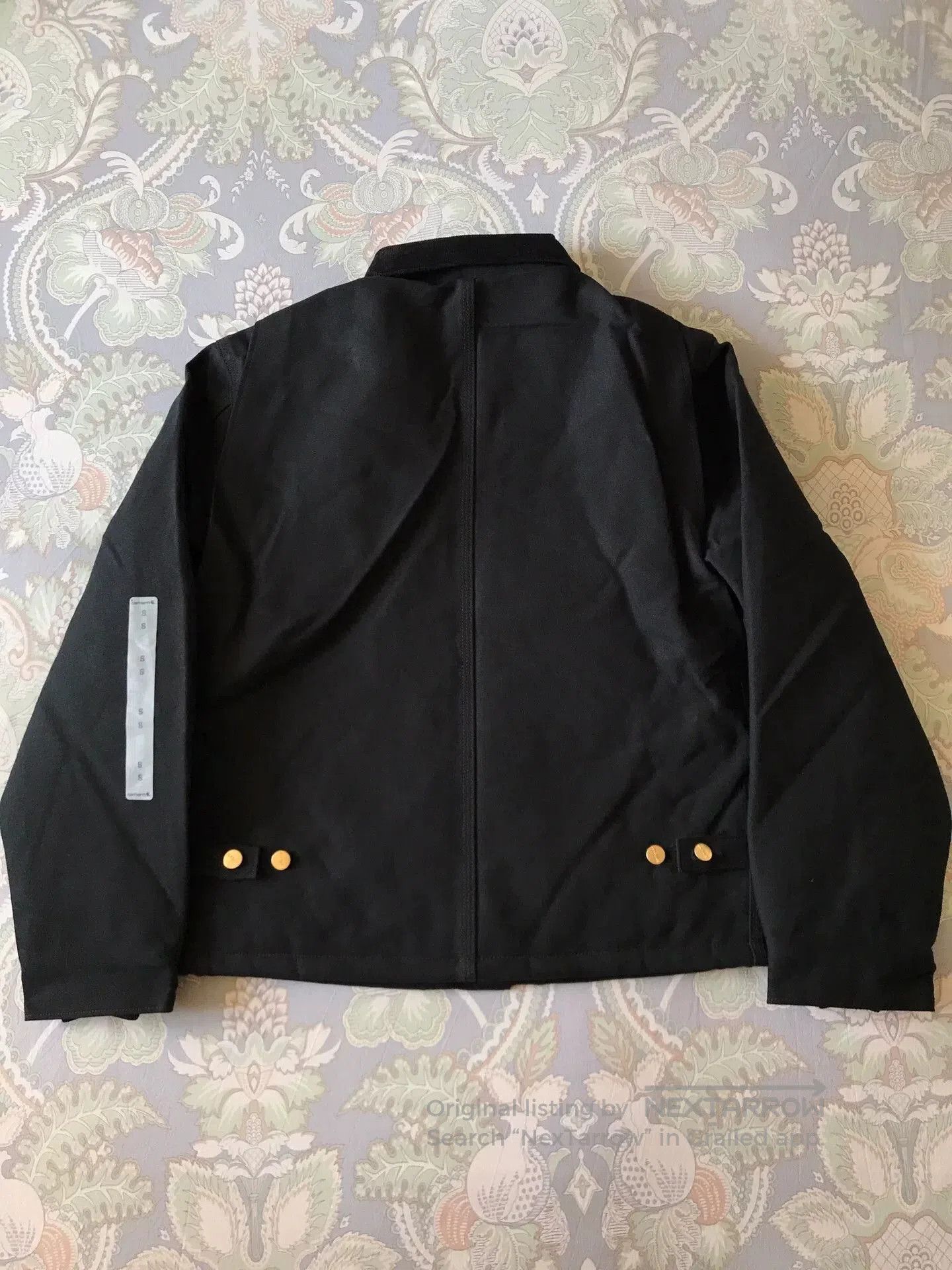 Carhartt Carhartt J002 Black Canvas Work Jacket. Size US S / EU 44-46 / 1 - 2 Thumbnail