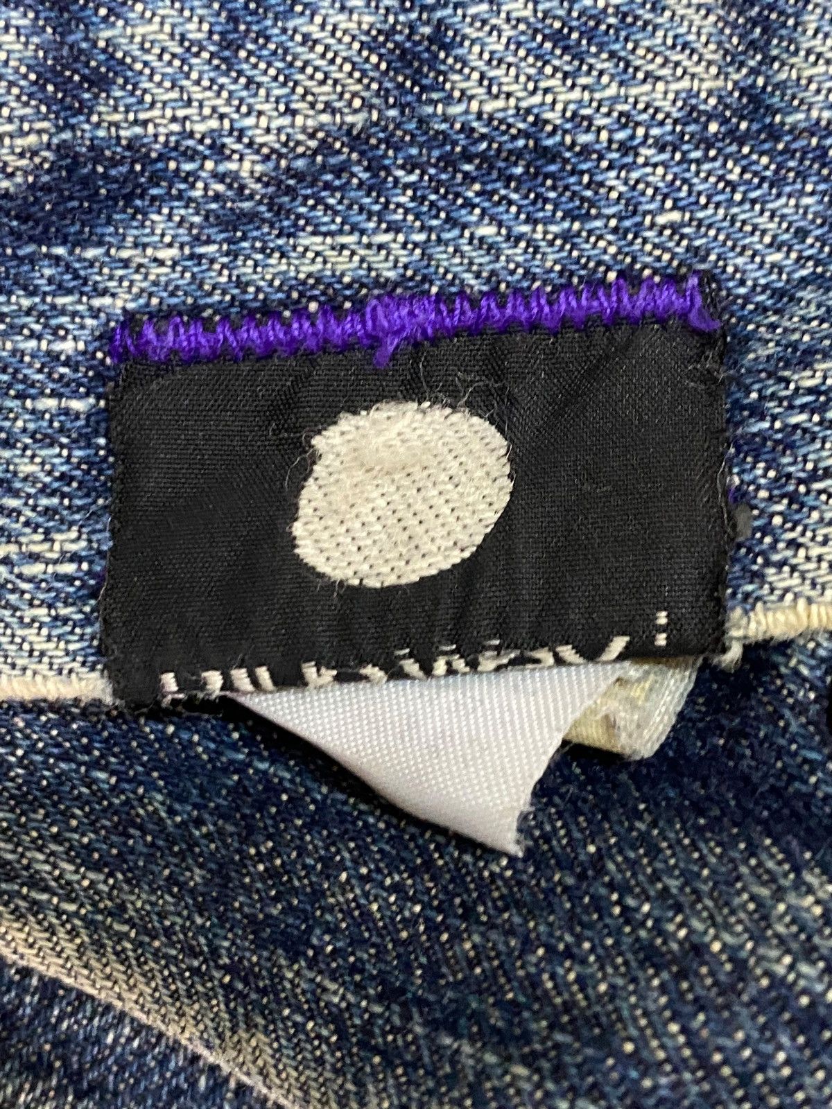 If Six Was Nine Blue Way Made in Nippon Mud Wash Distressed Flare Jeans Size US 30 / EU 46 - 22 Thumbnail