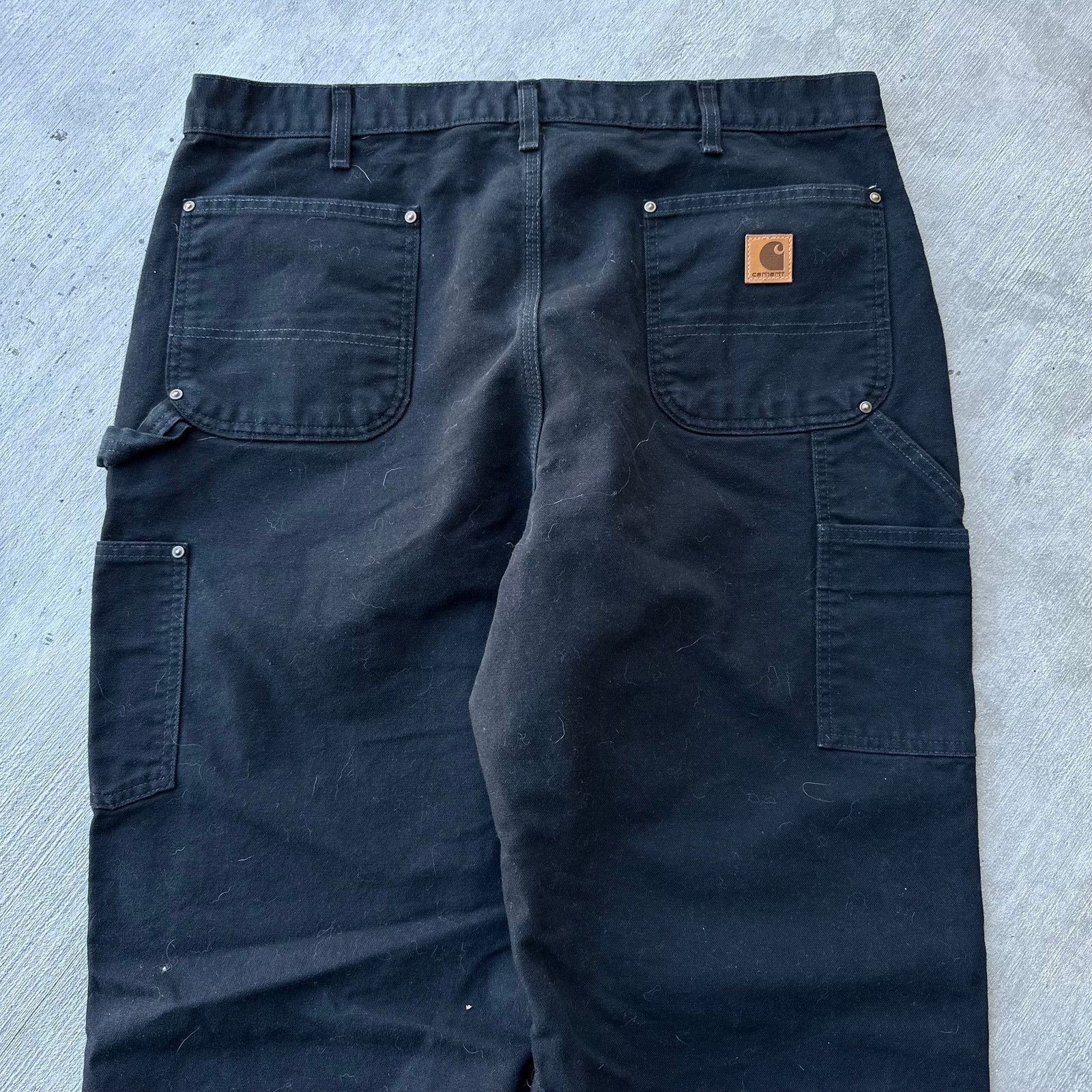 Carhartt × Vintage Carhartt black double knee work wear carpenter pants Size US 39 - 6 Thumbnail