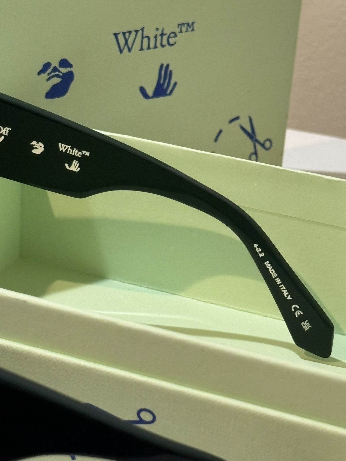 Off-White OFF-WHITE Sunglasses LEONARDO green dark grey Size ONE SIZE - 5 Thumbnail
