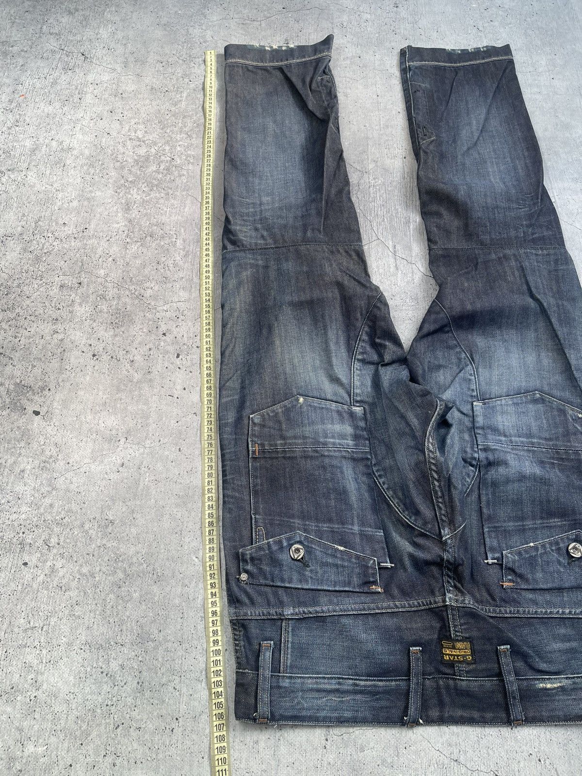 G-Star VTG AVANTGARDE G STAR RAW DENIM MULTIPOCKET JAPAN JEANS Y2K Size US 32 / EU 48 - 4 Thumbnail