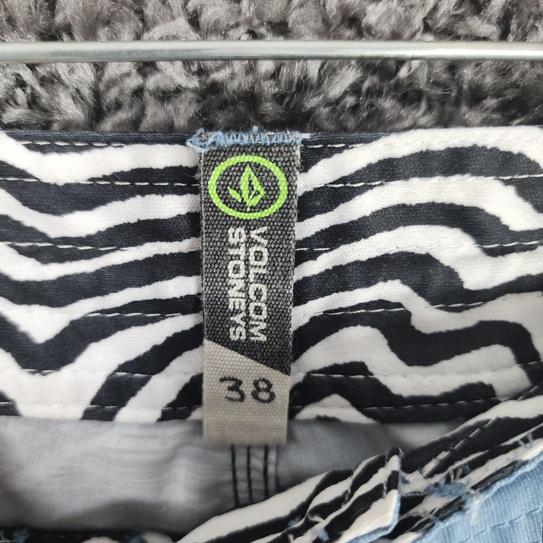 Volcom Volcom Stoneys Board Shorts Mens 38 Blue Black Size US 38 / EU 54 - 3 Thumbnail
