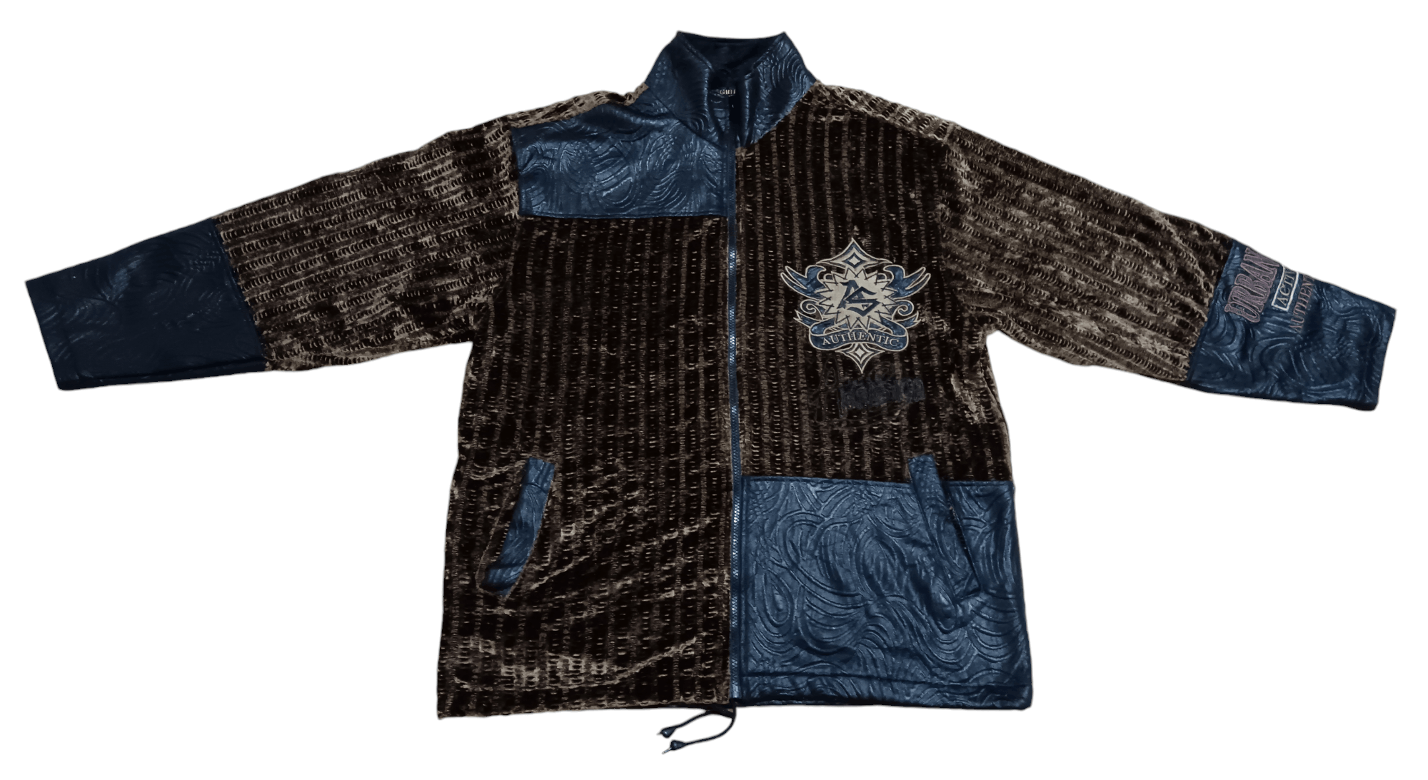 Japanese Brand GRIFONI EMBROIDERED LIGHT PUFFER JACKET Size US L / EU 52-54 / 3 - 1 Thumbnail