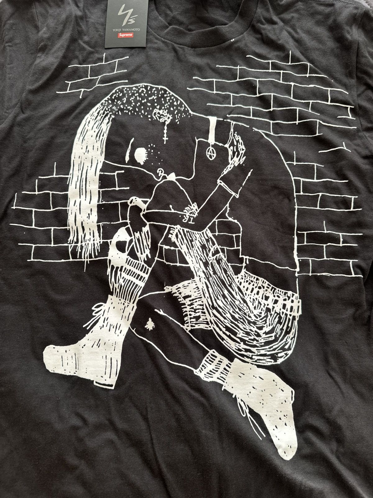 Supreme FW25 Yohji Yamamoto Y's Thinker Tee Black L