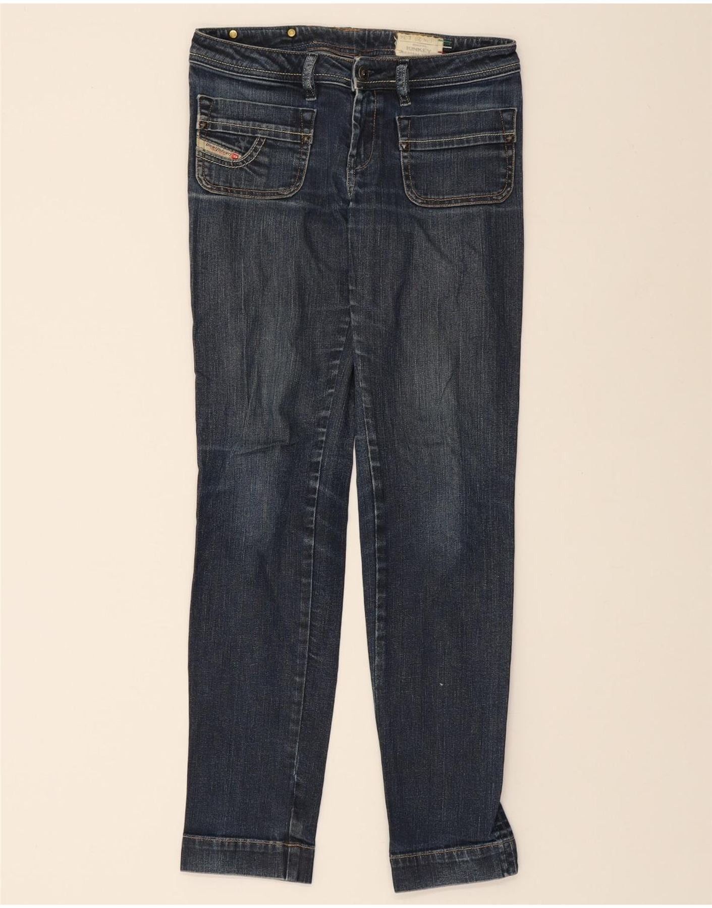 Diesel Womens Kinkey Skinny Jeans W29 L29 Blue Cotton Size 42" / US 20 - 1 Thumbnail