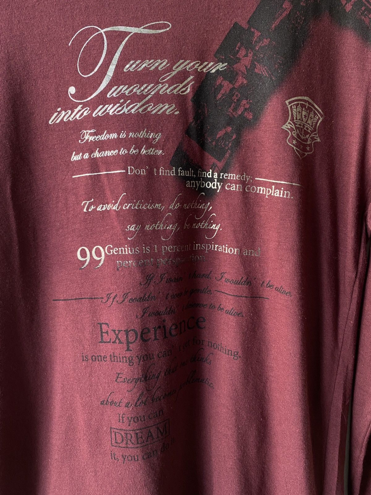 If Six Was Nine 2000s - Semantics Design Cross Logo Poem Long Sleeve Size US M / EU 48-50 / 2 - 5 Thumbnail