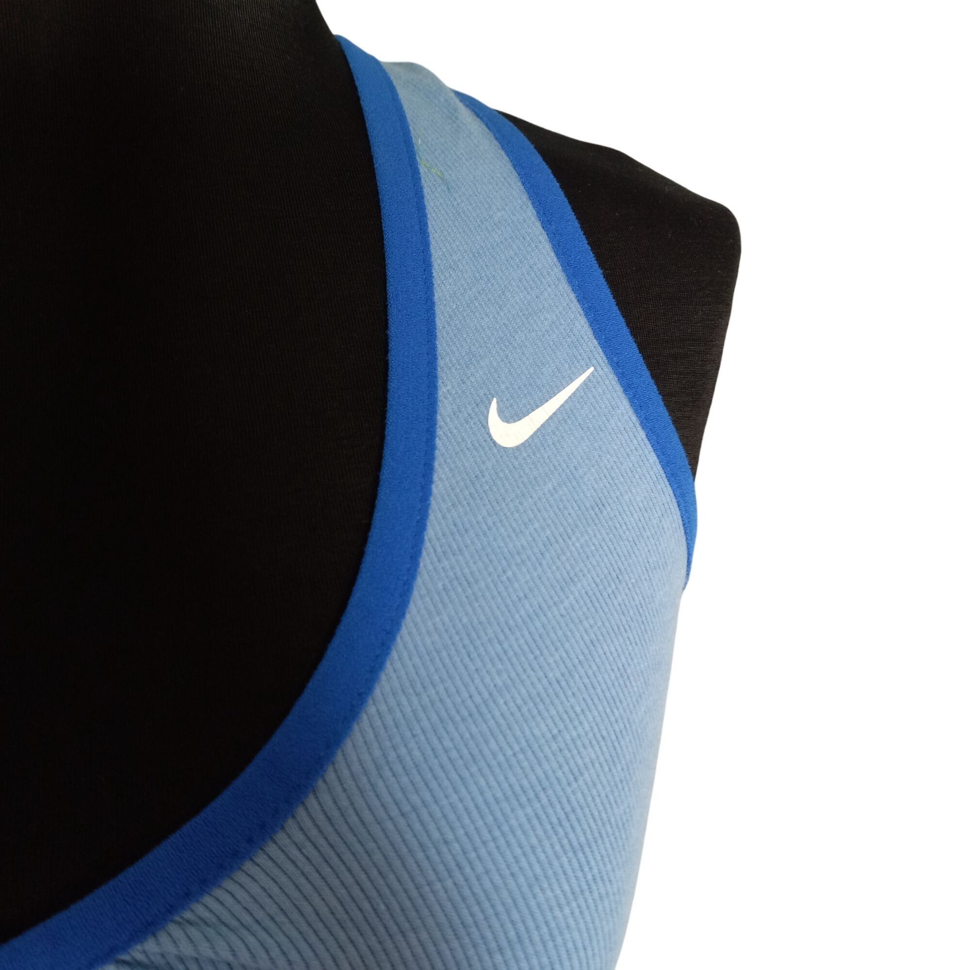 Nike Nike Dri Fit XS Tank Top Blue Racerback Coral Geometric Refl Size XS / US 0-2 / IT 36-38 - 5 Thumbnail