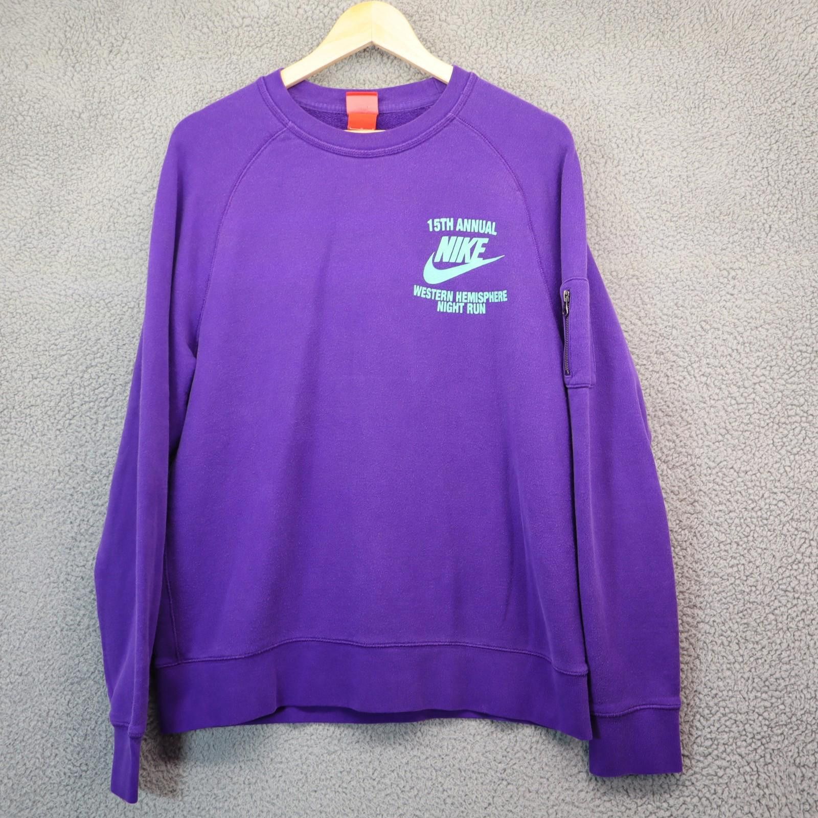 Nike Nike 15th Annual Night Run Western Large Sweatshirt y2k Rare Size US L / EU 52-54 / 3 - 2 Thumbnail
