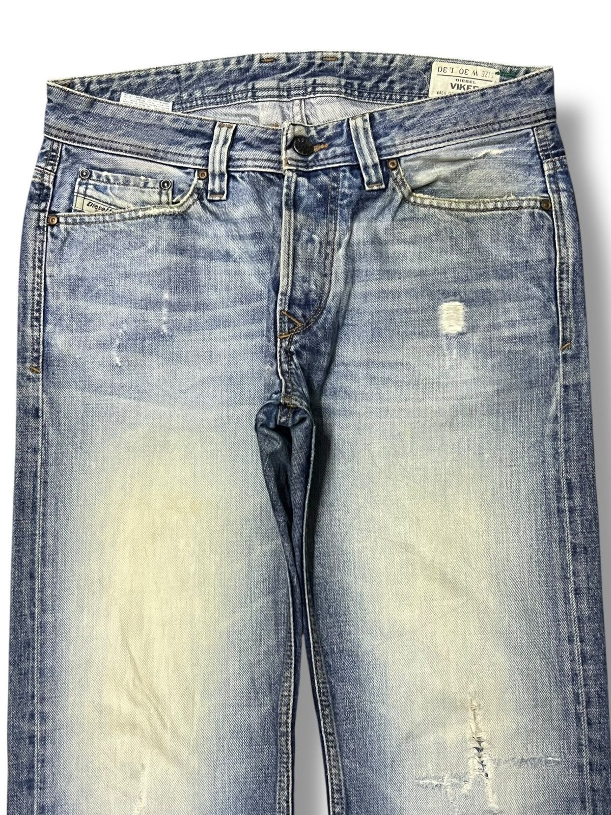 Diesel Vintage Diesel Viker Italy - Faded Wash, Distressed Denim Size US 32 / EU 48 - 4 Thumbnail