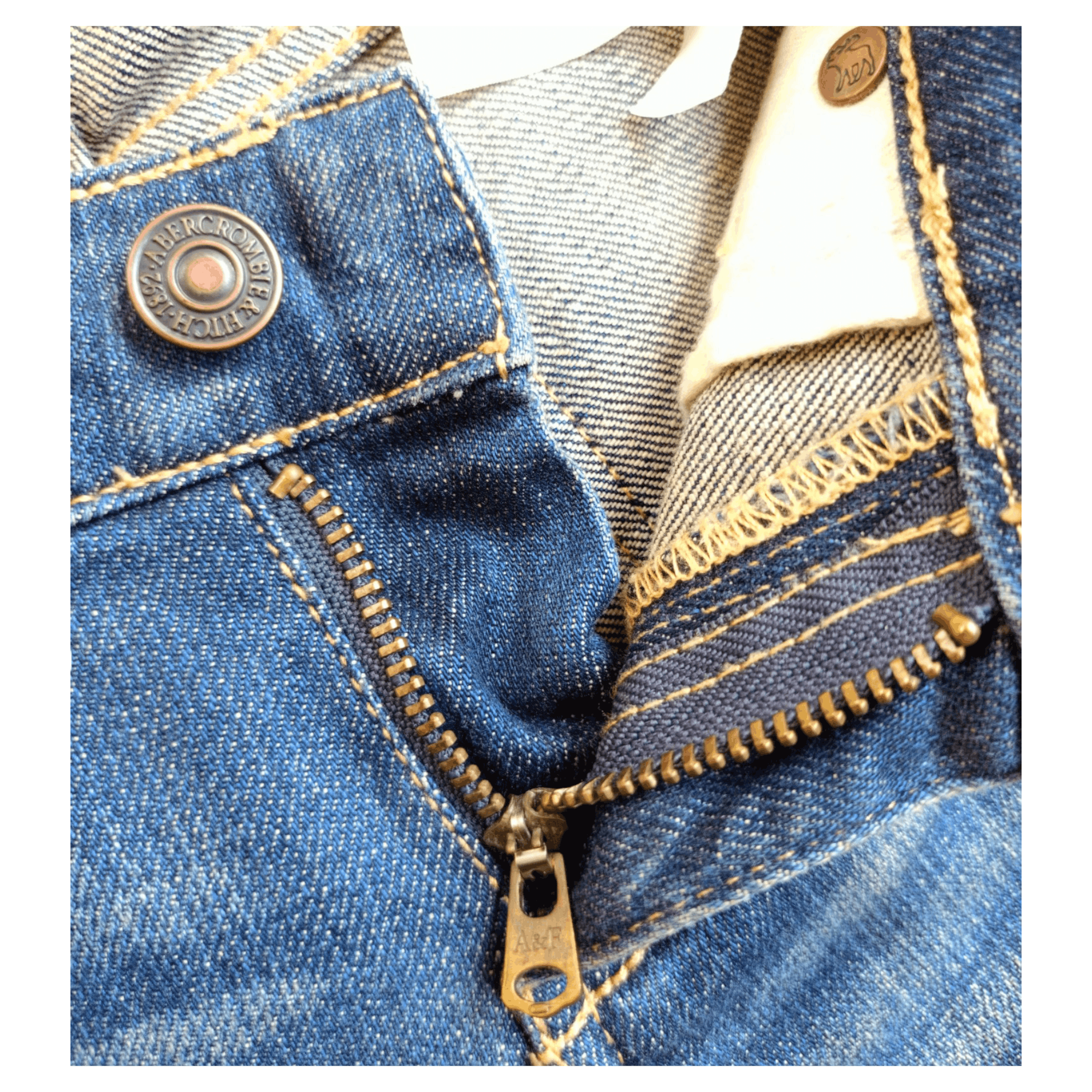 Abercrombie & Fitch × Vintage Abercrombie & Fitch Classic Boot Cut Jeans Vintage Denim Size 25" / US 0 / IT 36 - 8 Thumbnail
