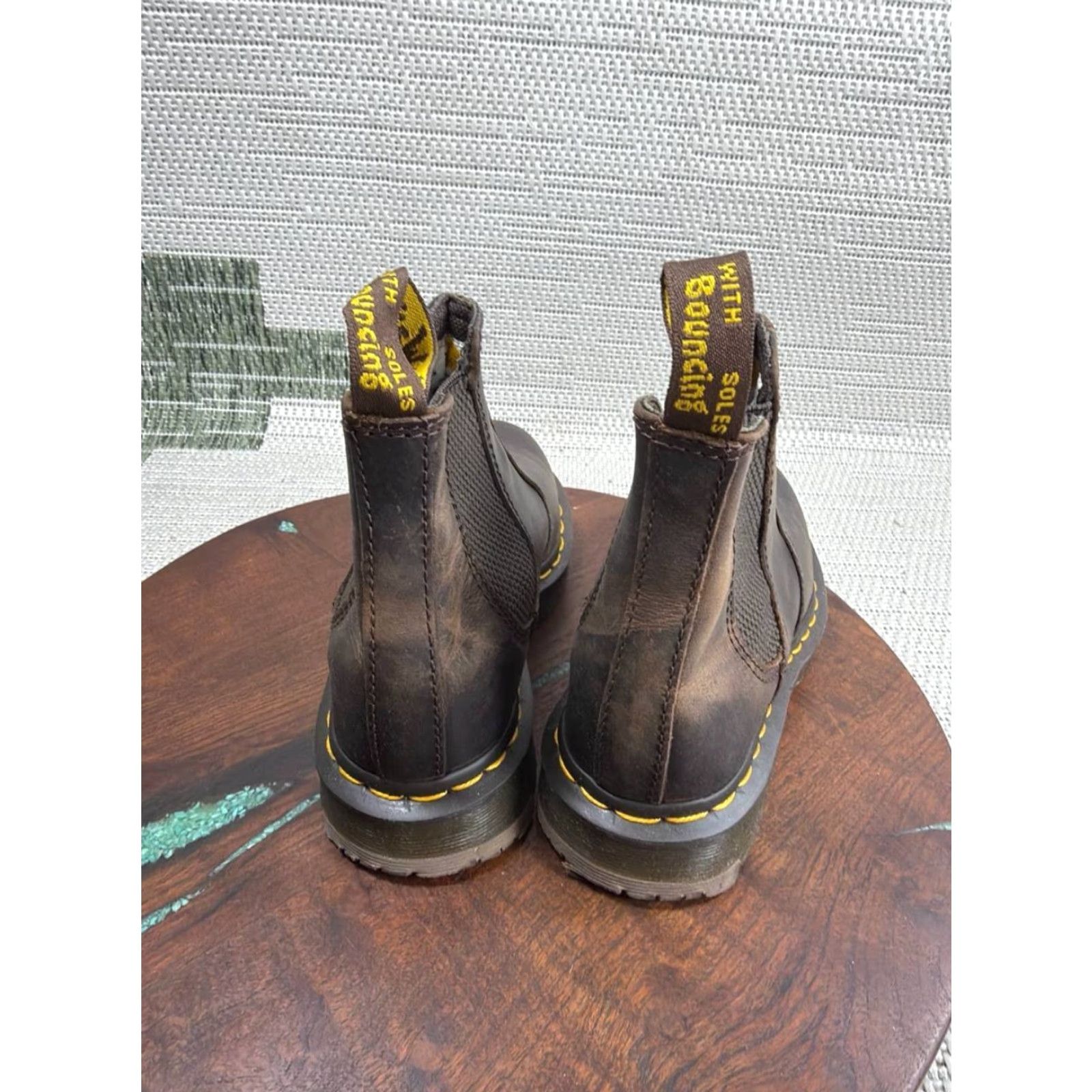 Dr. Martens Dr Martens Chelsea Boot Womens Size 5 US 2976 Slip Resistant Soft Toe Brown Leather Work Chelsea Boot Womens 5 US Slip Resistant Goodyear 2976- Brown Size US 5 / IT 35 - 5 Thumbnail