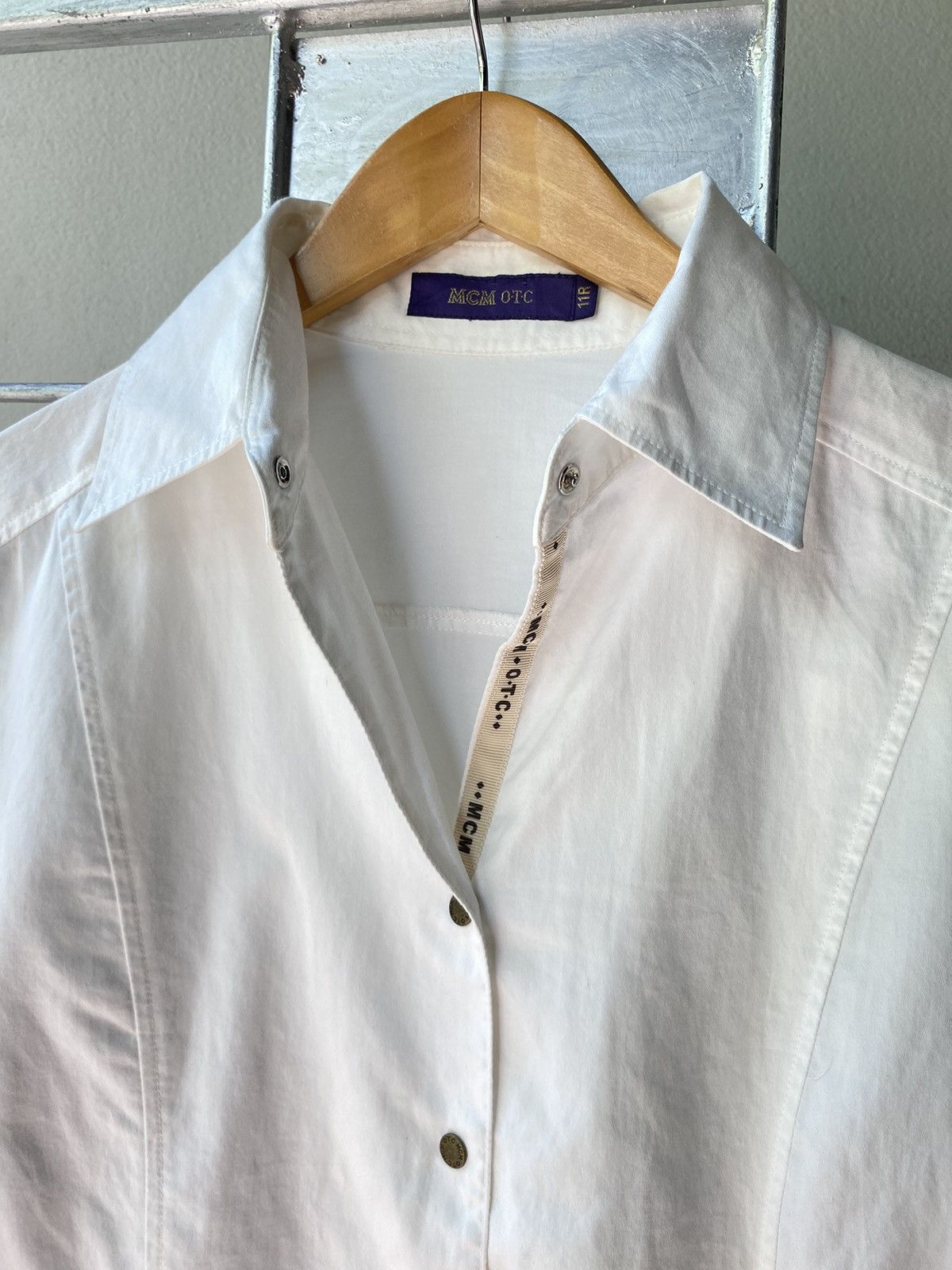 MCM MCM OTC Long-Sleeve White Shirt Size ONE SIZE - 16 Thumbnail