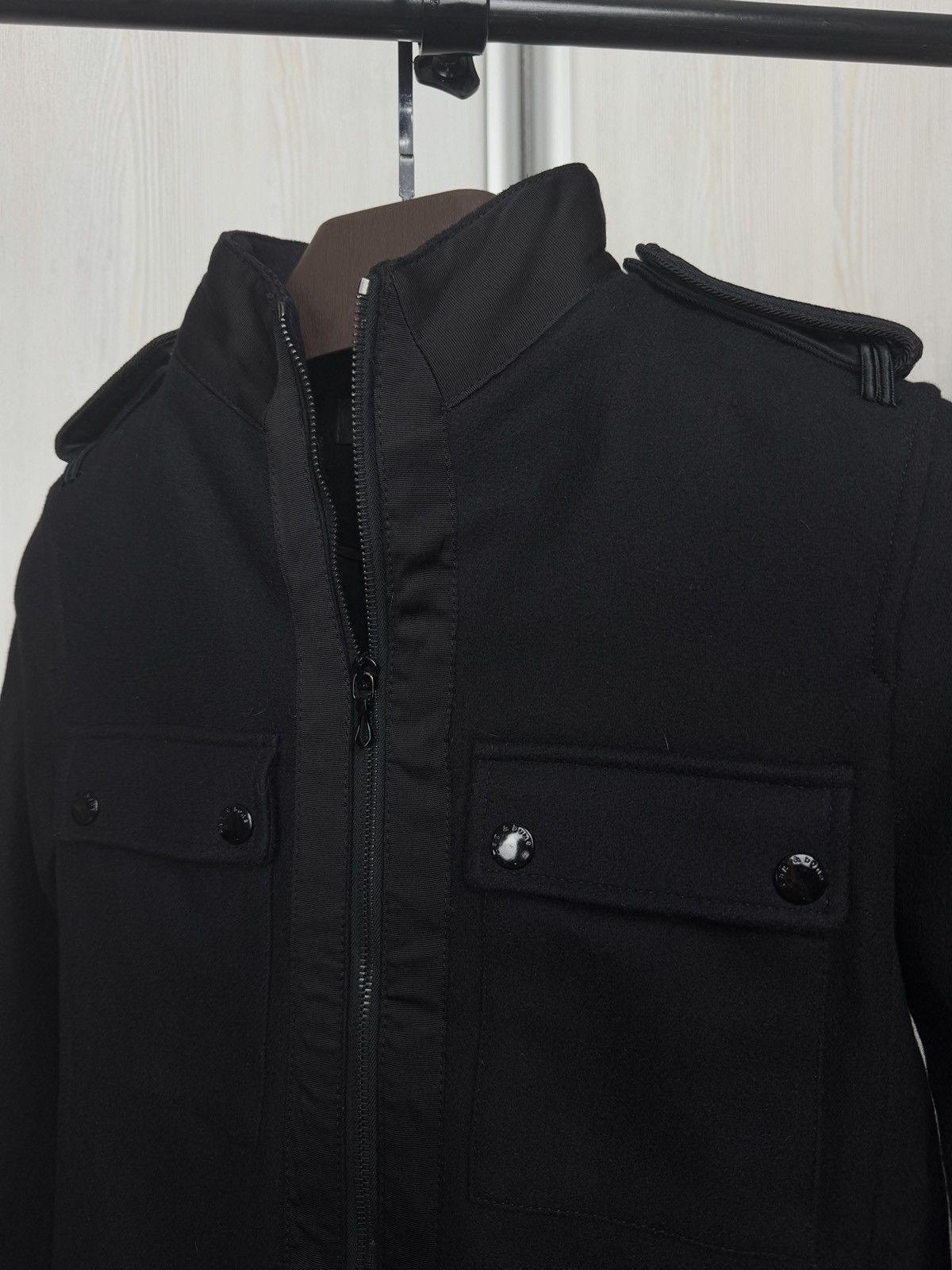 Rag & Bone Rag And Bone Women's 'March' Wool Blend Full Zip Jacket Size XXS / US 00 / IT 34 - 6 Thumbnail