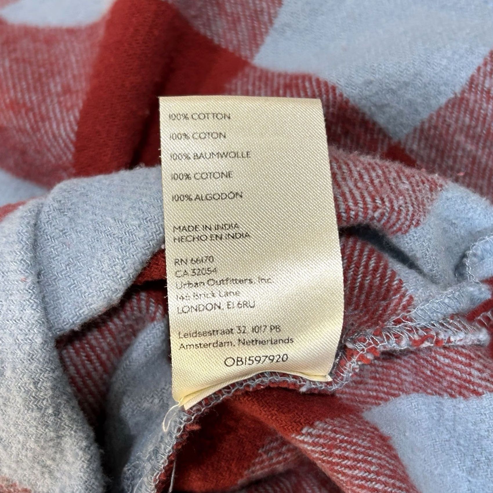 Vintage We The Free x Free People Button-Up Flannel Plaid Shacket Women’s Medium Size M / US 6-8 / IT 42-44 - 7 Thumbnail