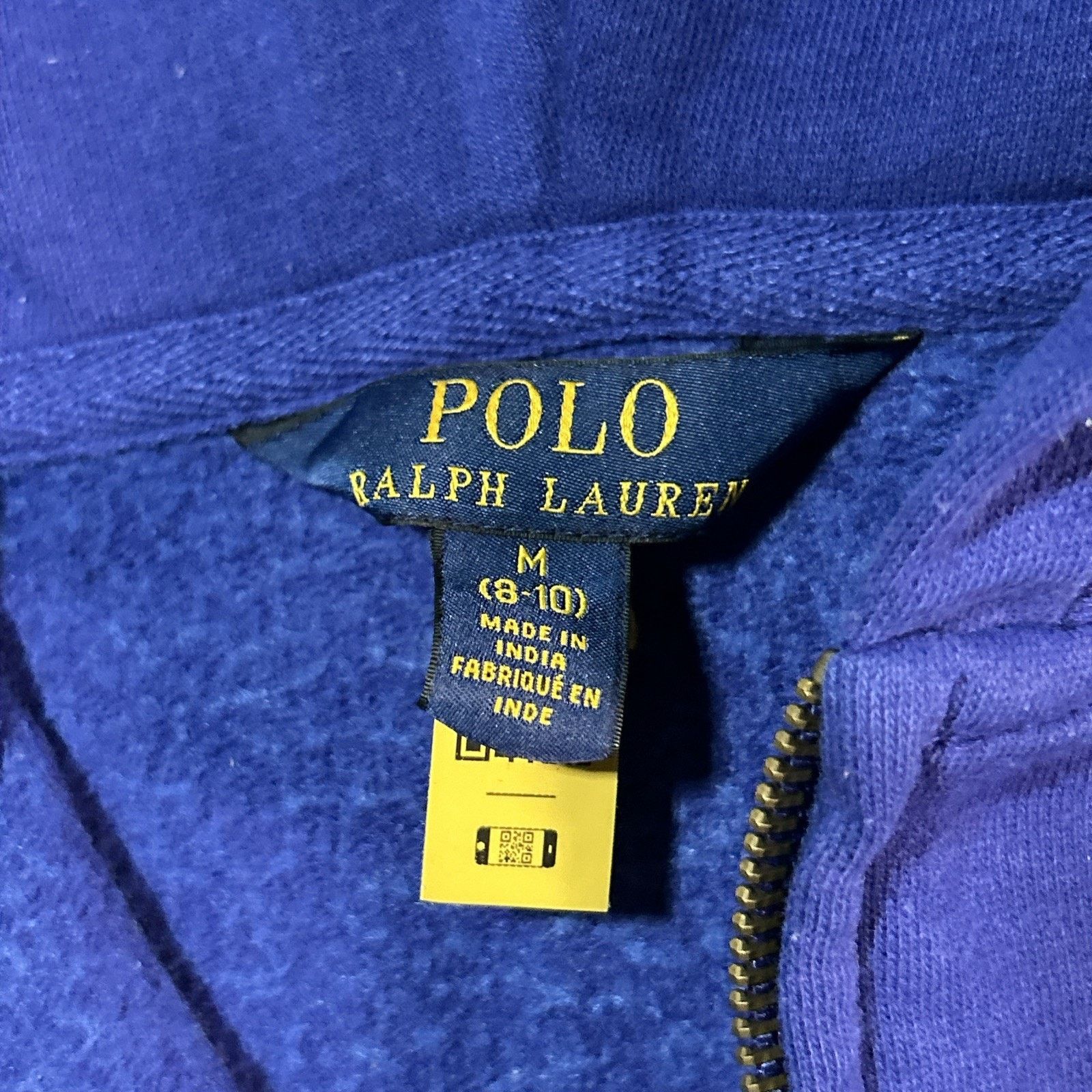 Polo Ralph Lauren Polo Ralph Lauren Hoodie Kids Youth Medium 8/10 Full Zip PRL Size US M / EU 48-50 / 2 - 3 Thumbnail