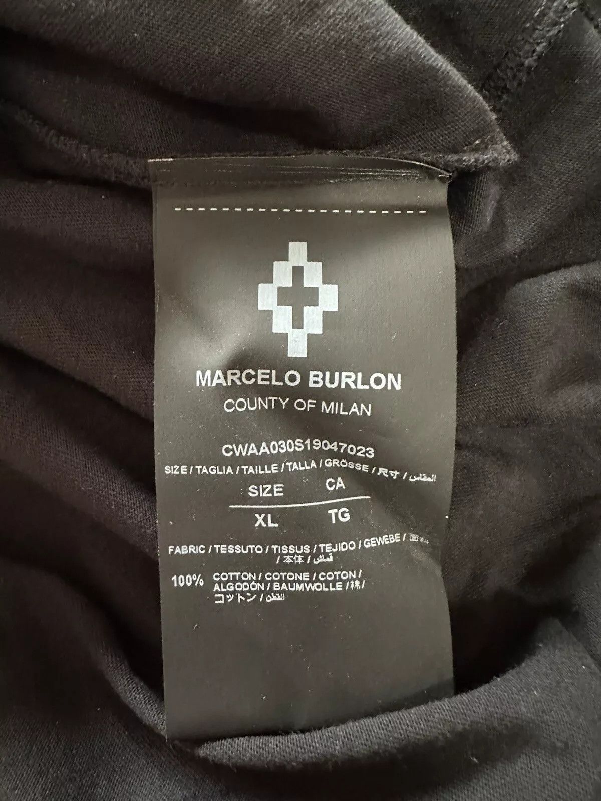 Marcelo Burlon Marcelo Burlon Icon Wings Graphic T-Shirt Size US XL / EU 56 / 4 - 3 Thumbnail