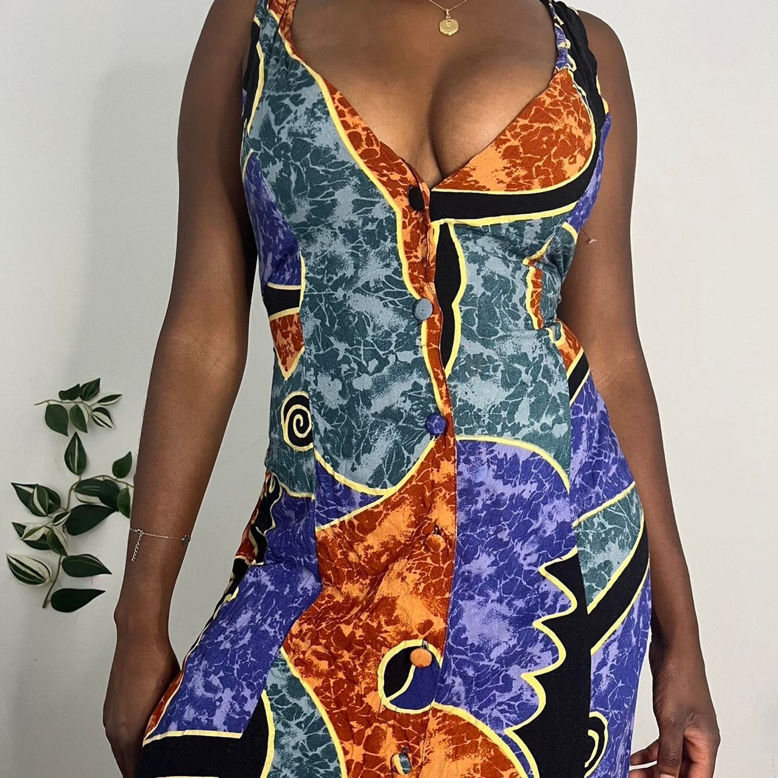 Other Vintage tribal dress size small Size S / US 4 / IT 40 - 2 Thumbnail