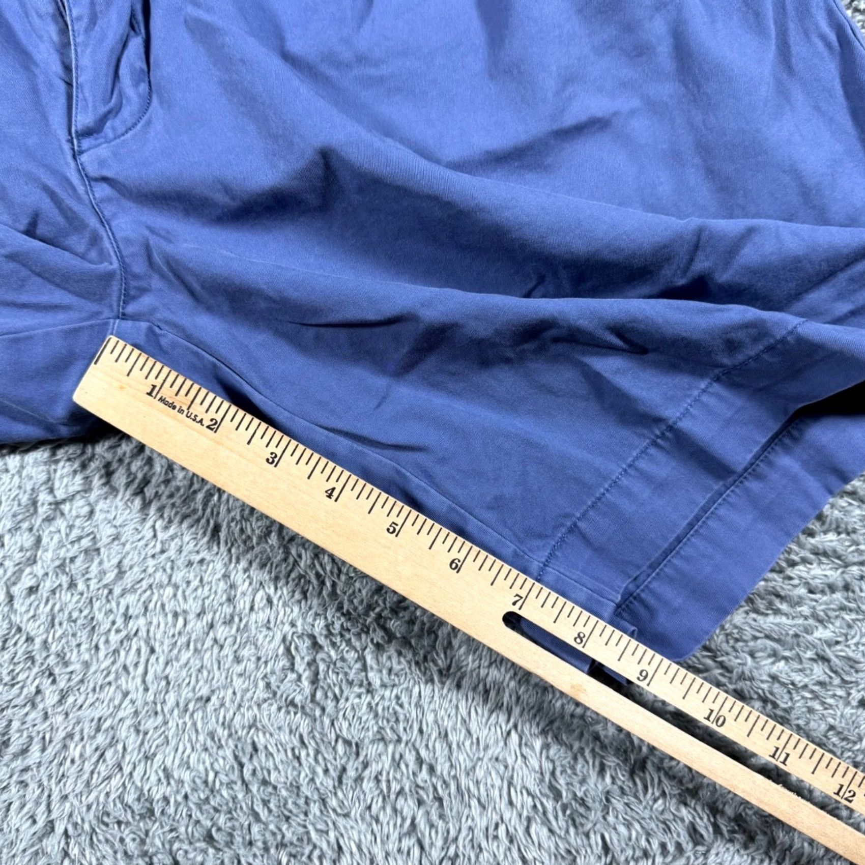 Polo Ralph Lauren VINTAGE Polo Ralph Lauren Mens Shorts 38 Blue Double Pleated Chino Size US M / EU 48-50 / 2 - 6 Thumbnail