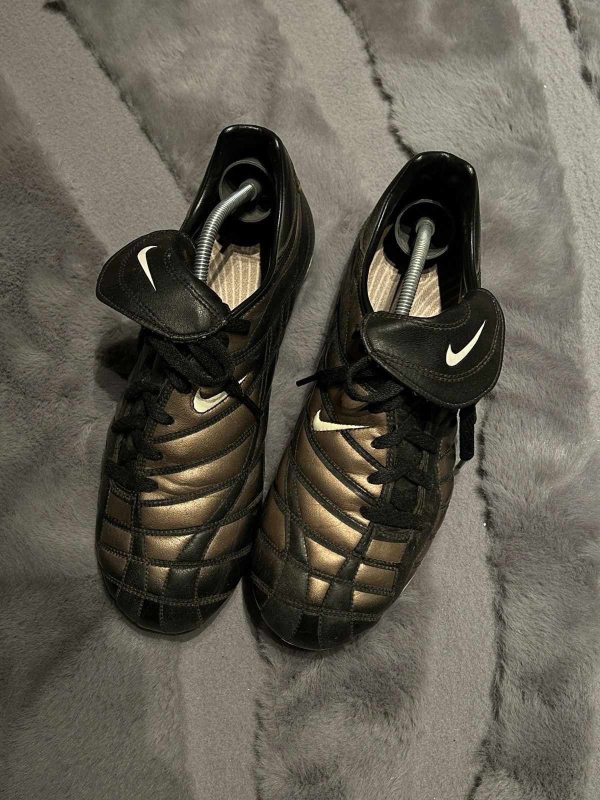Nike Vintage Nike Total 90 Zoom Air FG Bronze Football Soccer Size US 9.5 / EU 42-43 - 2 Thumbnail