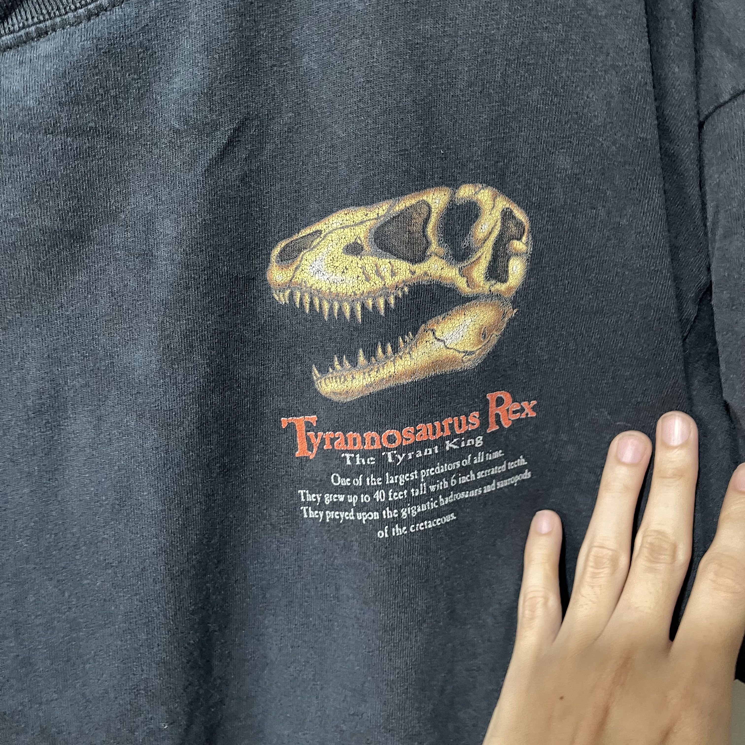 Arts & Science × Vintage Vintage 90s Tyrannosaurus Shirt Size US XL / EU 56 / 4 - 5 Thumbnail