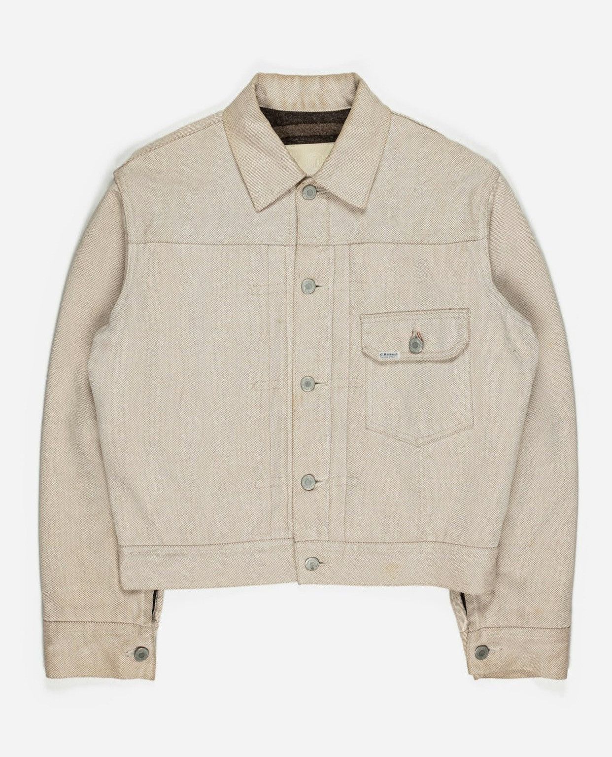 image of Vintage 1997 General Research By Sett Type 1 Jacket in Tan, Men's (Size Large)