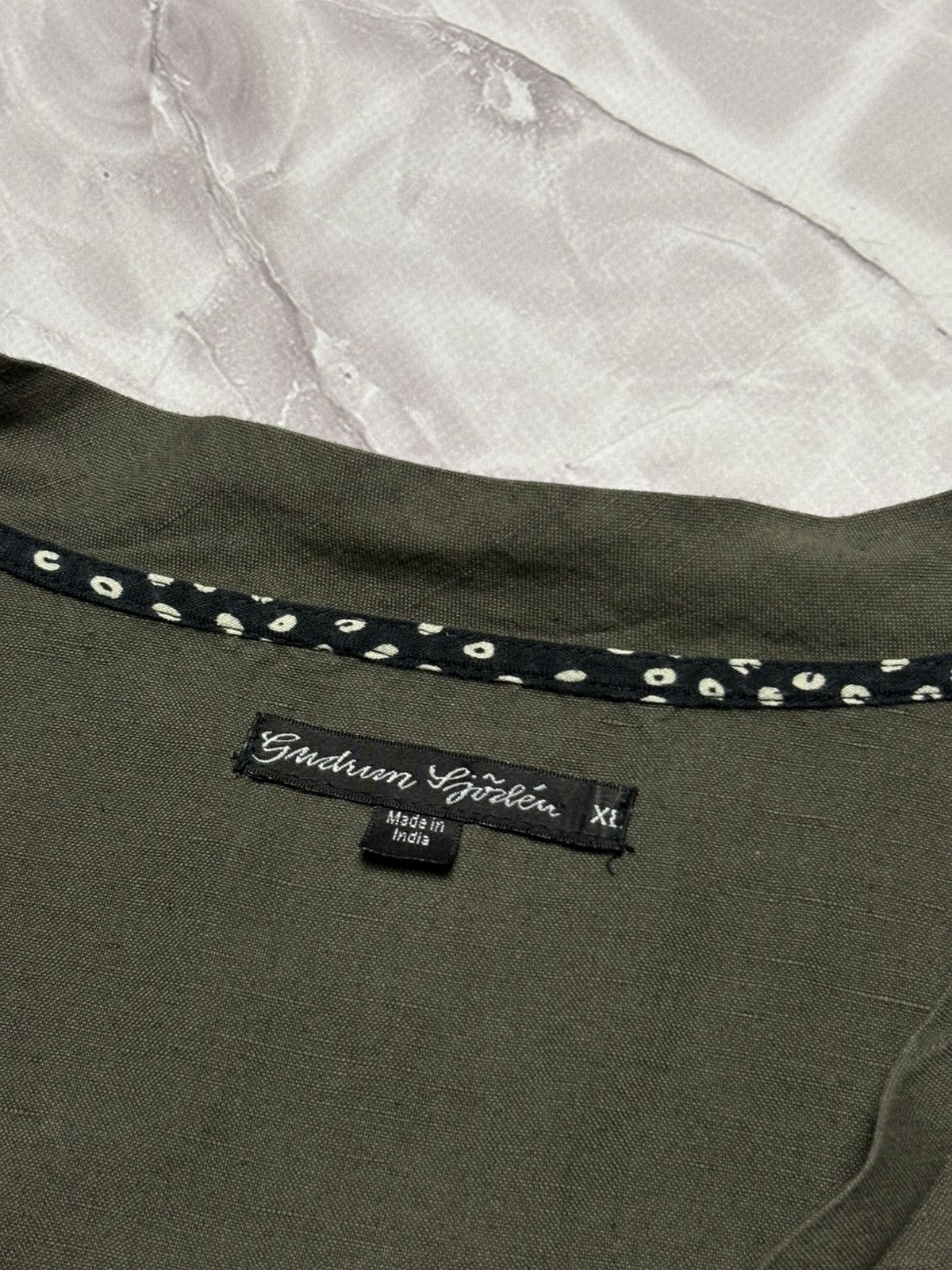 Gudrun Sjoden Gudrun Sjoden Dress Linen Cotton Long Sleeve Lagenlook XL Size XL / US 12-14 / IT 48-50 - 8 Thumbnail