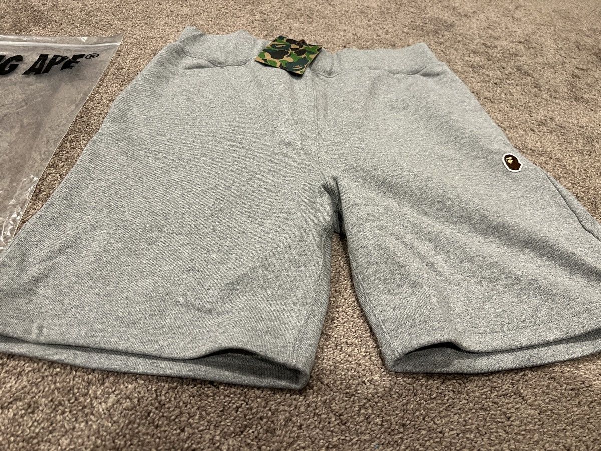 Bape Ape Head One Point Sweat Shorts Size US 32 / EU 48 - 3 Thumbnail