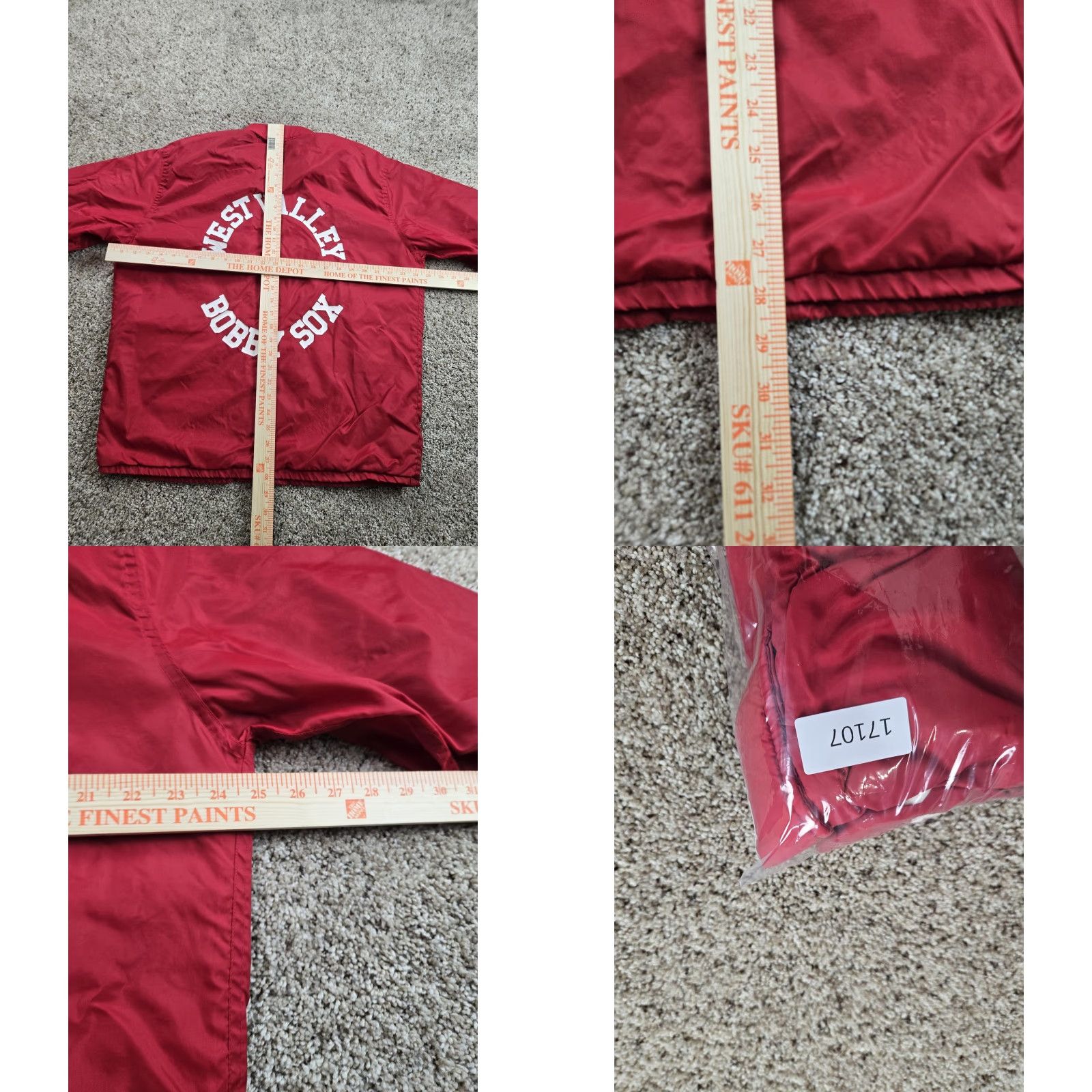 Dunbrooke VINTAGE Dunbrooke Pla-Jac Jacket Men M Red Windbreaker Snap Front Lined 80s Size US M / EU 48-50 / 2 - 8 Thumbnail