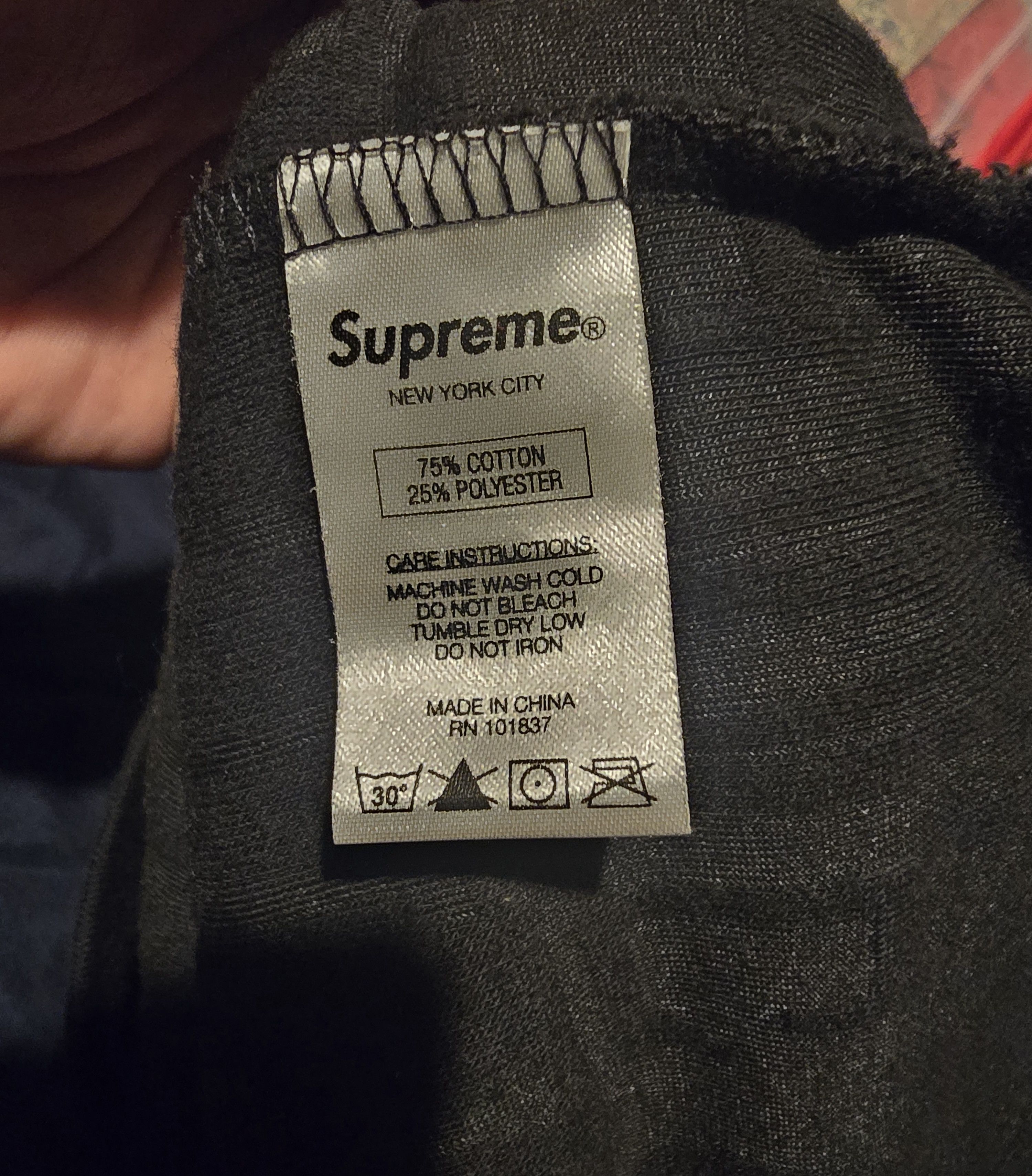 Supreme Supreme Logo Stripe Terry Crewneck. Size US XL / EU 56 / 4 - 3 Thumbnail