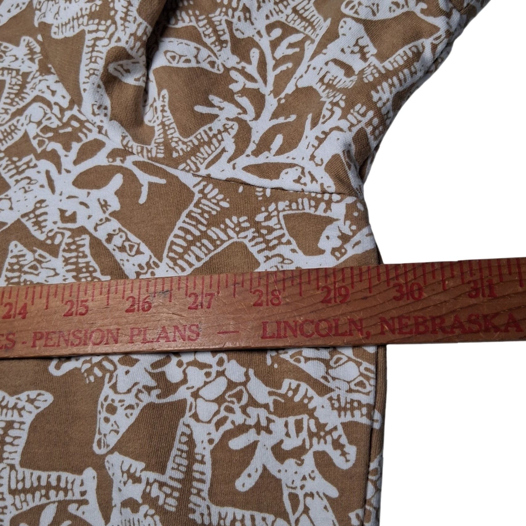 Quacker Factory Quacker Factory Shirt Women Plus Size 3X Hooded Full Zip Beige Starfish Beach Shirt Hoodie Beach, Tropic, Starfish, Vacation Womens 3X Size XXL / US 16-18 / IT 52-54 - 5 Thumbnail