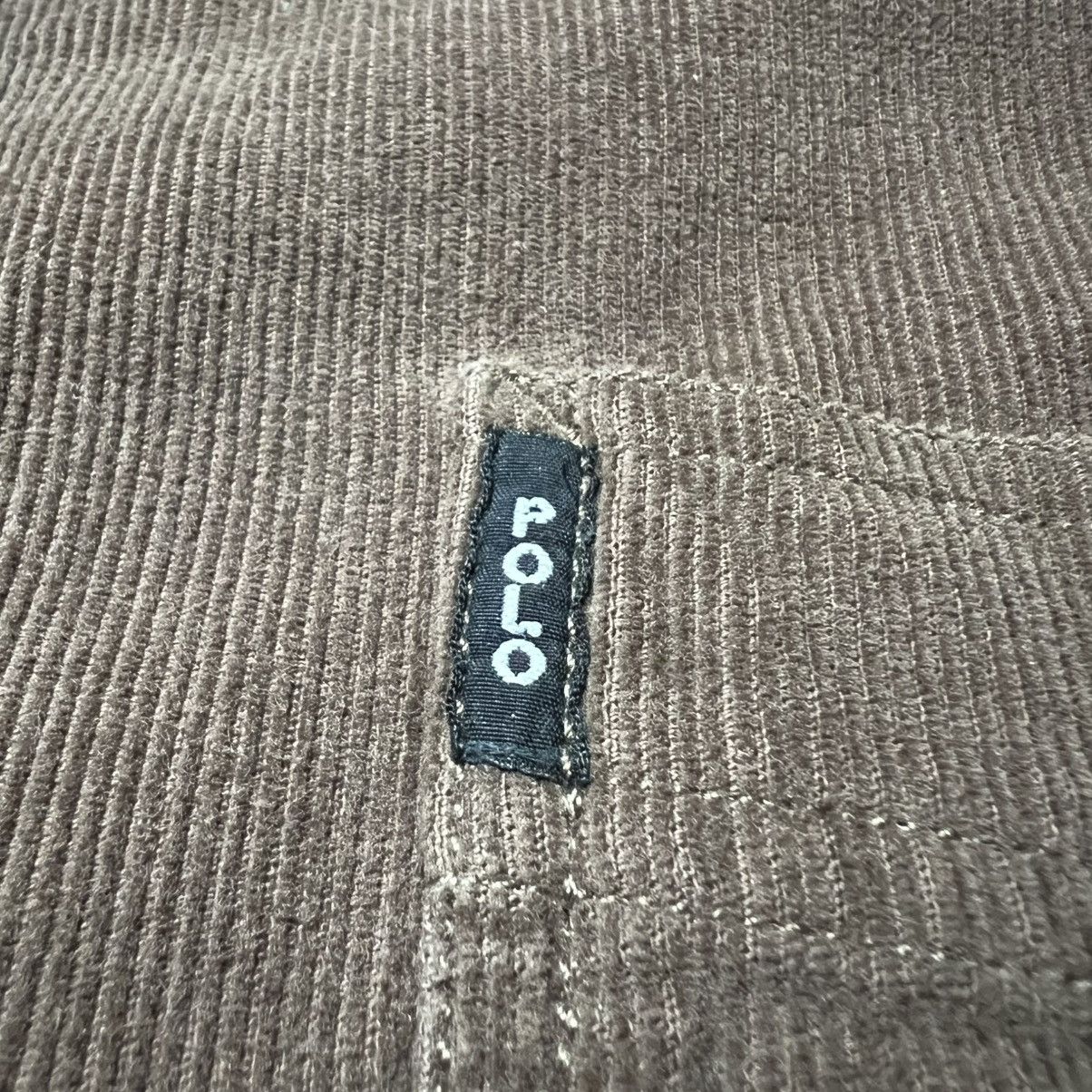 Polo Ralph Lauren × RRL Ralph Lauren × Vintage Vintage 2000’s Polo Ralph Lauren Brown Corduroy L/S Shirt Size US L / EU 52-54 / 3 - 5 Thumbnail