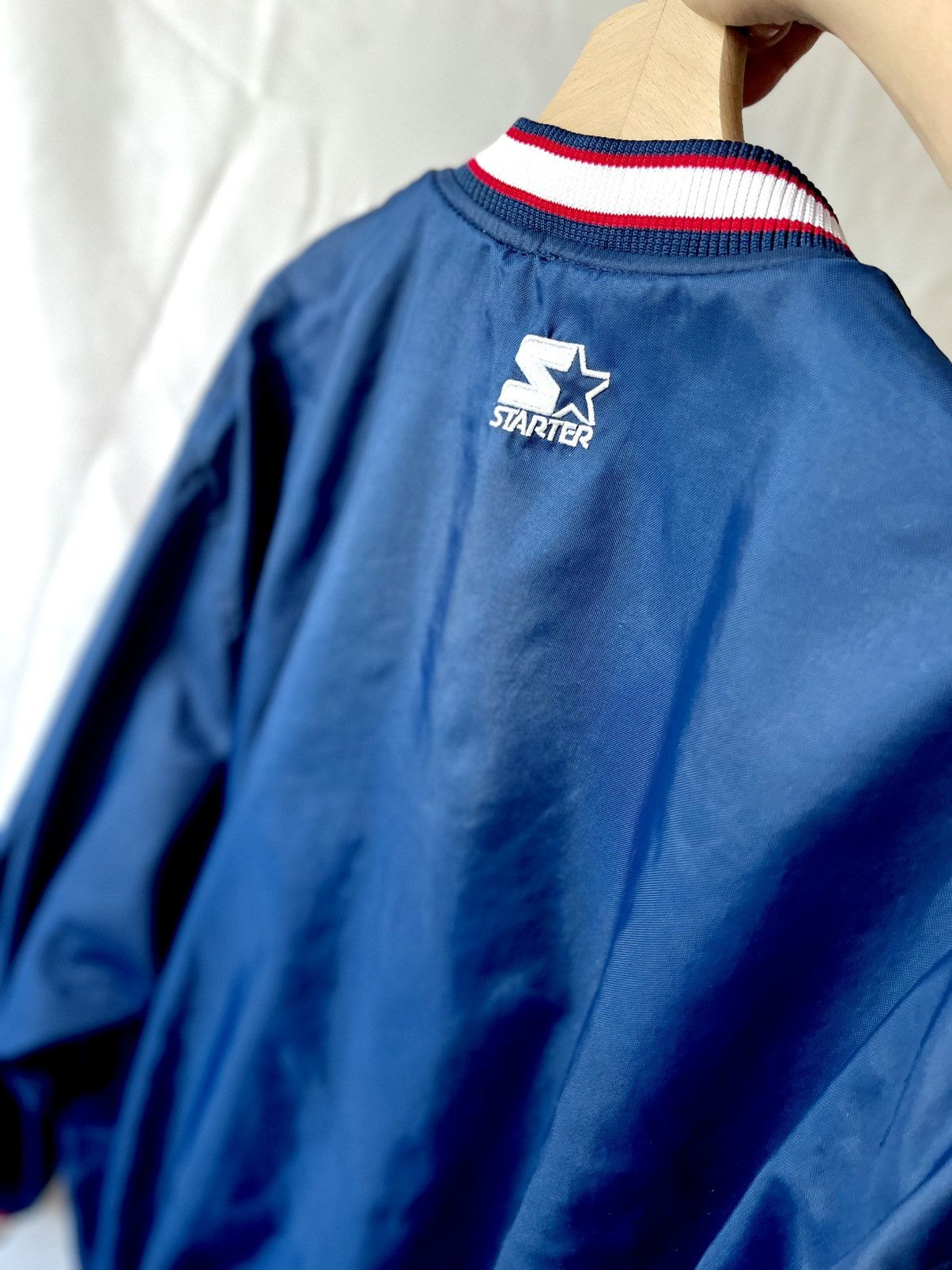 Starter Sweatshirt jacket vintage 90s. L Starter blue windbreaker Size US L / EU 52-54 / 3 - 8 Thumbnail