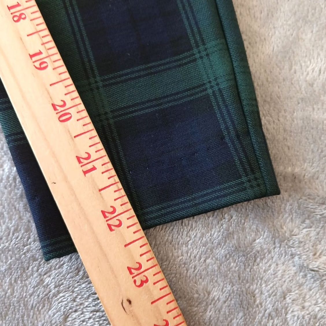 Loft Loft Petites Legging Crop Pants Womens PS Green Blue Plaid Pull On Skinny Size 28" / US 6 / IT 42 - 5 Thumbnail