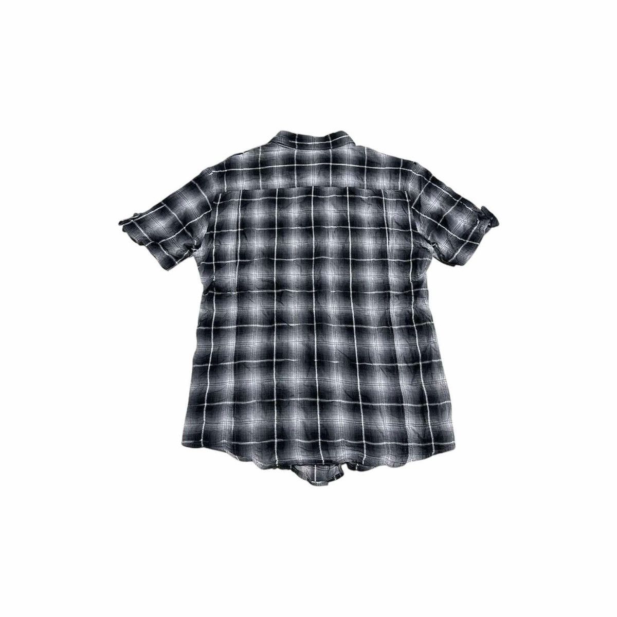 Issey Miyake × Japanese Brand × Tete Homme 🔥Vintage Tete Homme By Issey Miyake Plaid Rayon Shirt Size US L / EU 52-54 / 3 - 5 Thumbnail