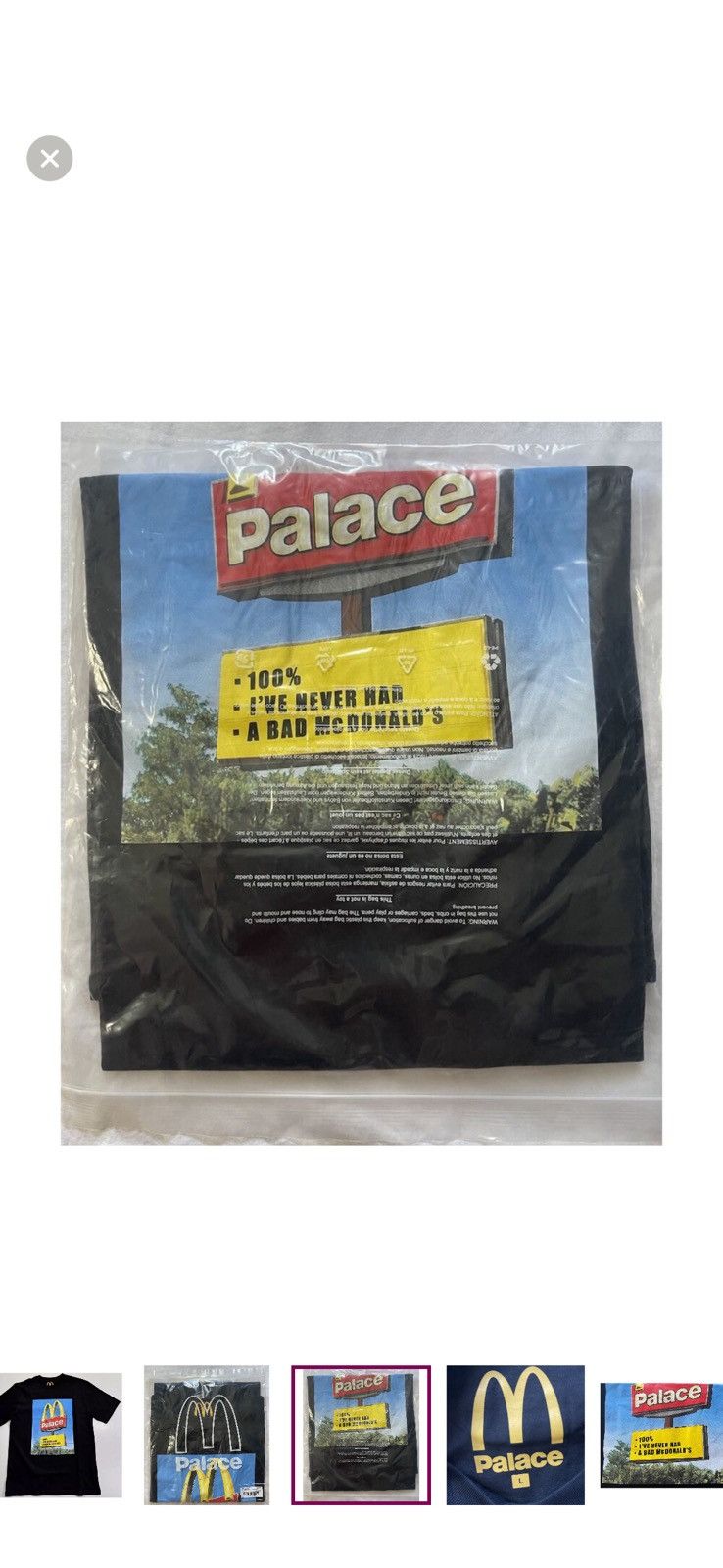 Palace Palace x McDonalds Collab - 2023 Limited Run - Size Large Size US L / EU 52-54 / 3 - 3 Thumbnail