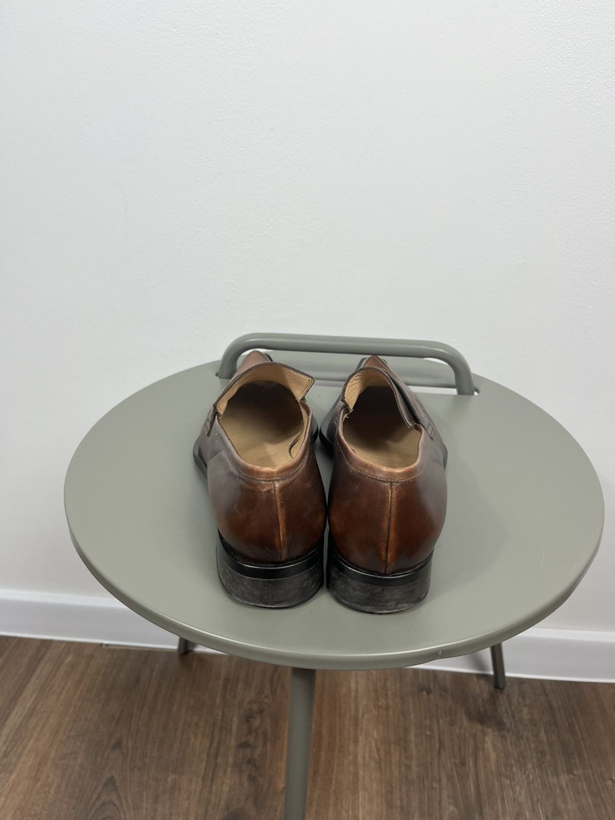 Other Womens Brown Leather Pointed Toe Loafers EU 39 Size US 8 / IT 38 - 5 Thumbnail