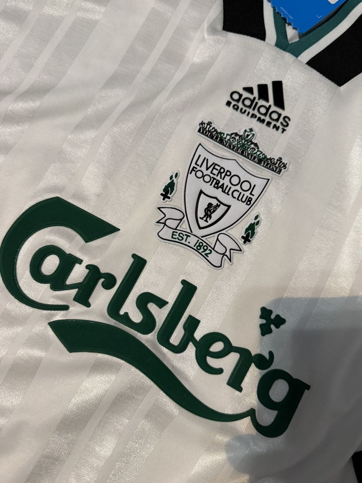 Other UK Vintage Liverpool Soccer jersey shirt Adidas 1992 kit Size US M / EU 48-50 / 2 - 4 Thumbnail