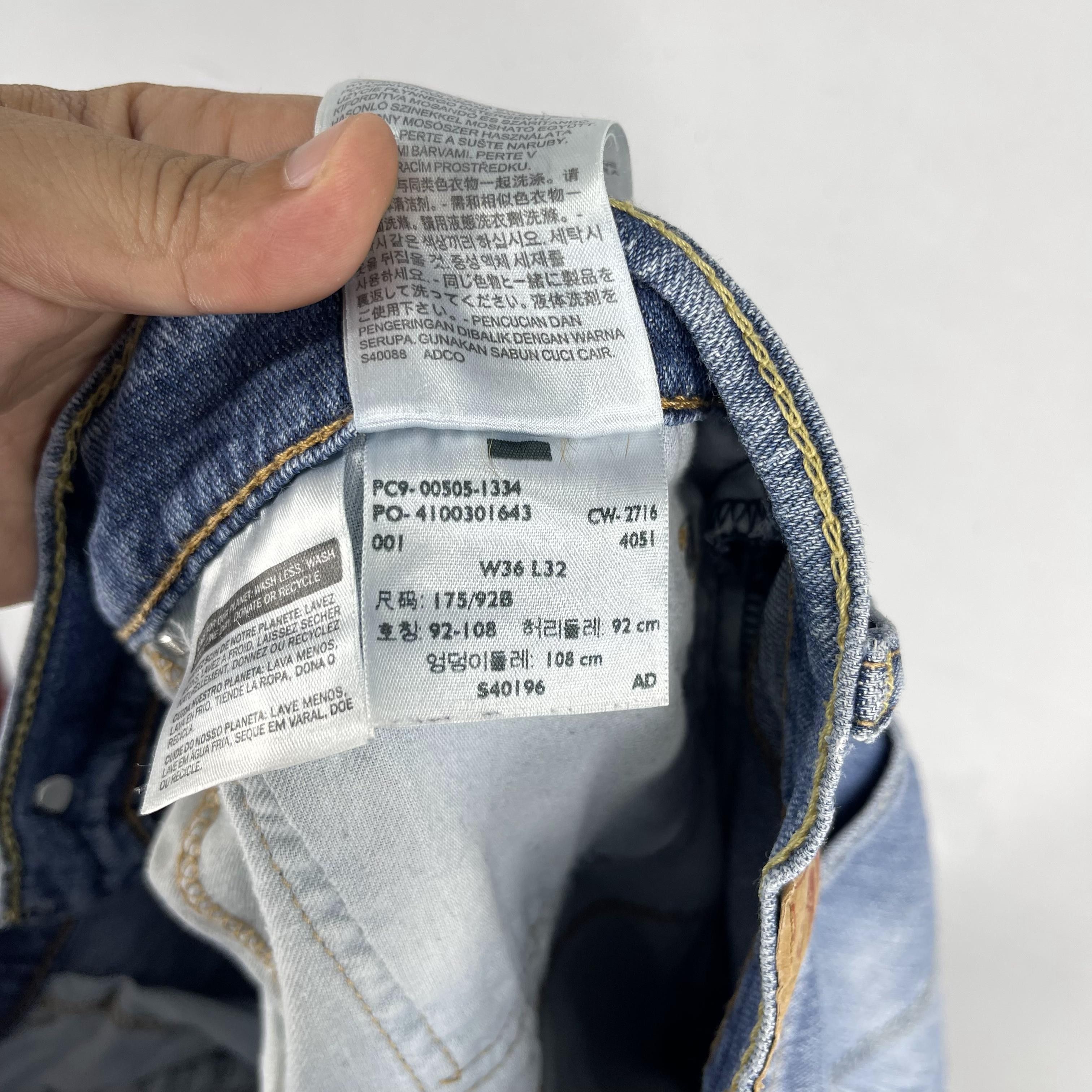 Levi's × Vintage Size 36 Vintage Levis 505 Distressed Medium Wash Jeans Size US 36 / EU 52 - 8 Thumbnail