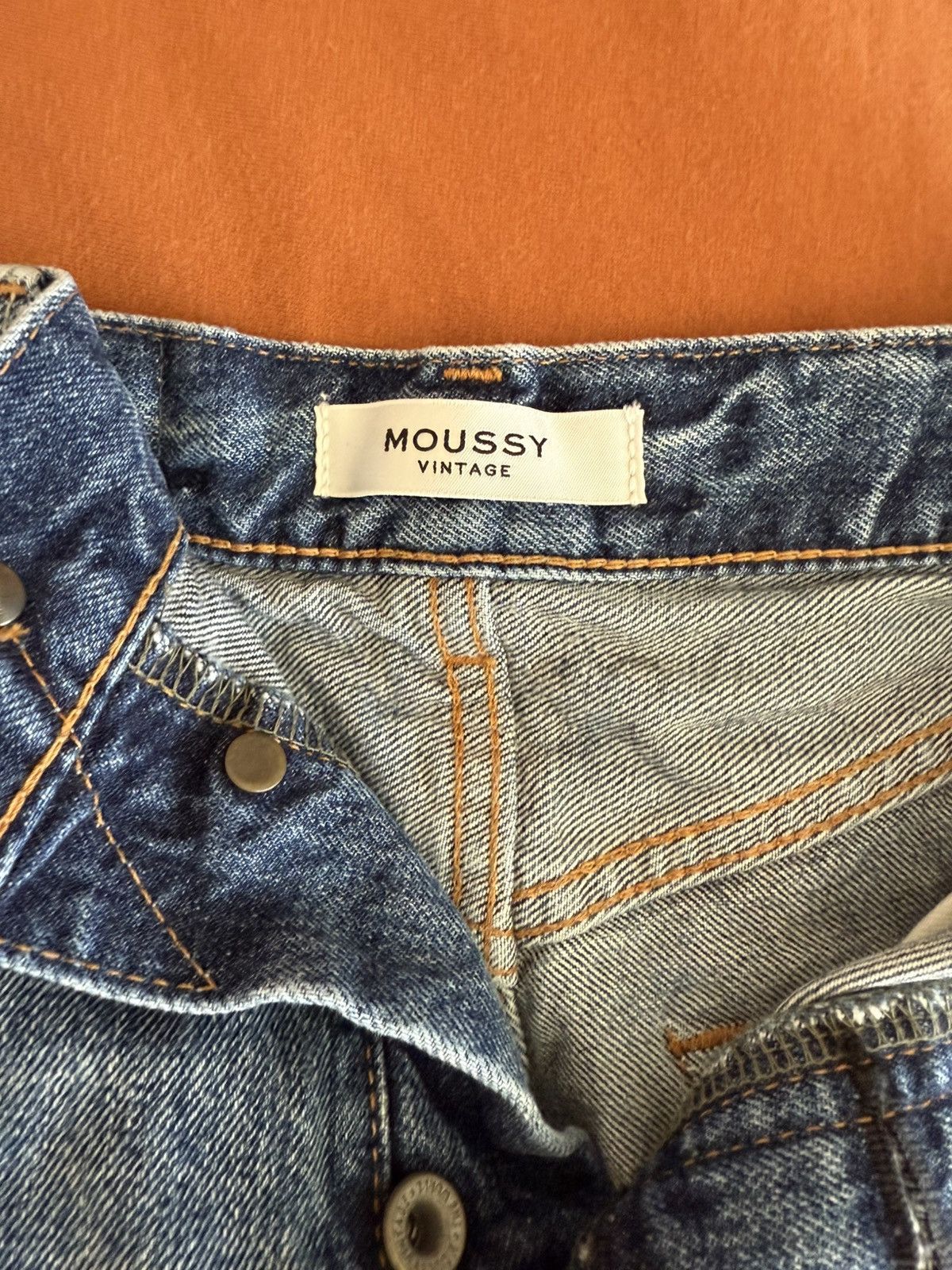 Japanese Brand Mousy Vintage Jean Shorts Size 24" / US 00 / IT 34 - 2 Thumbnail